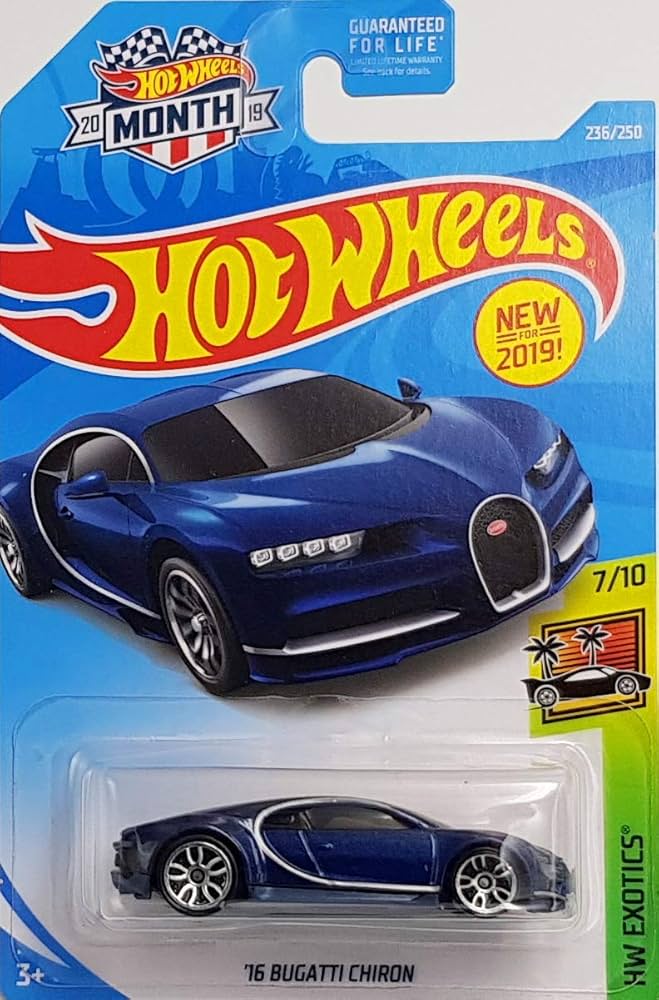 Buggati Chiron Imported Card (Pre-Order) Harla Hotwheels Diecast