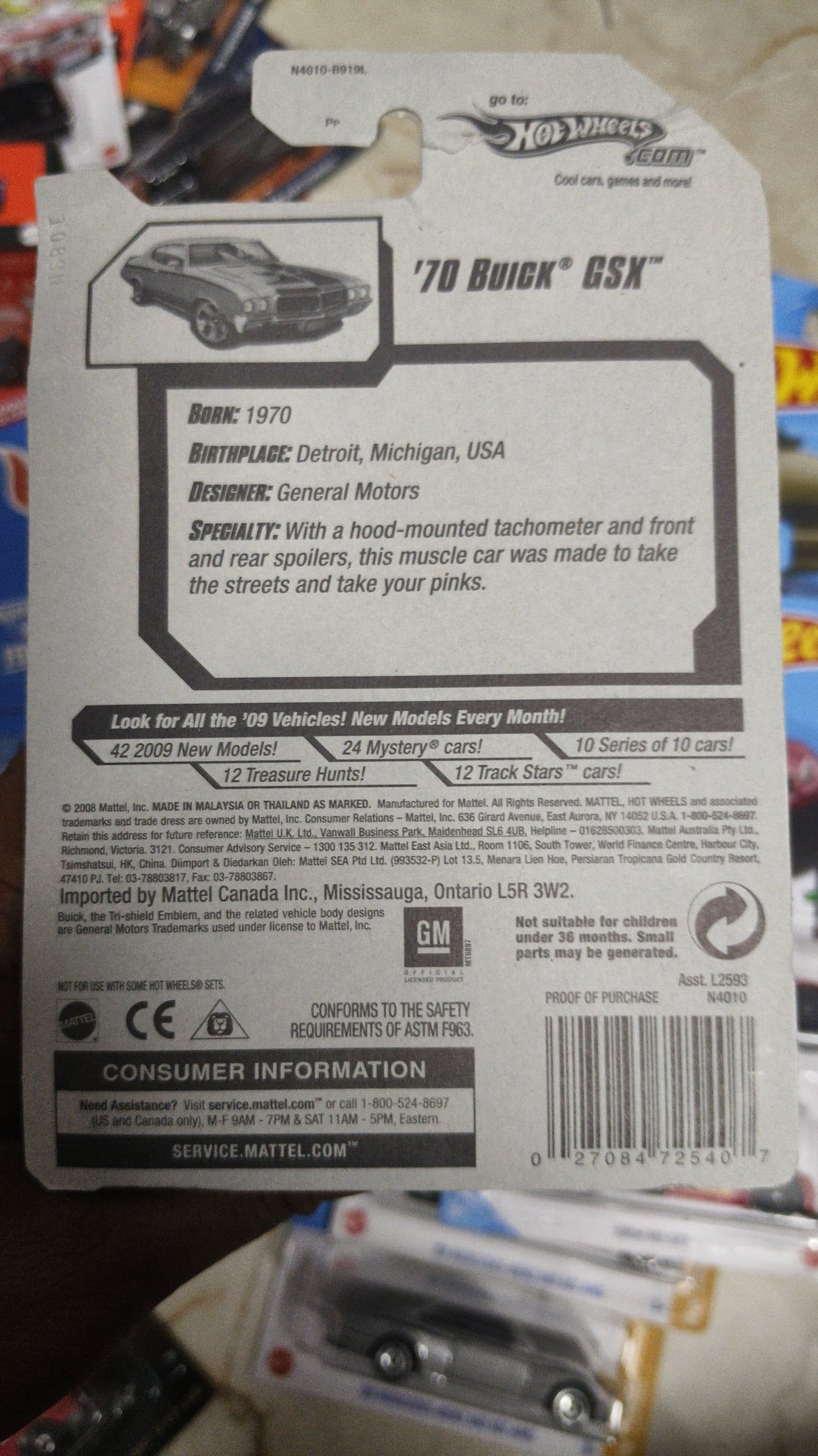 Hot Wheels 70 Buick GSX - Harla Hotwheels Diecast