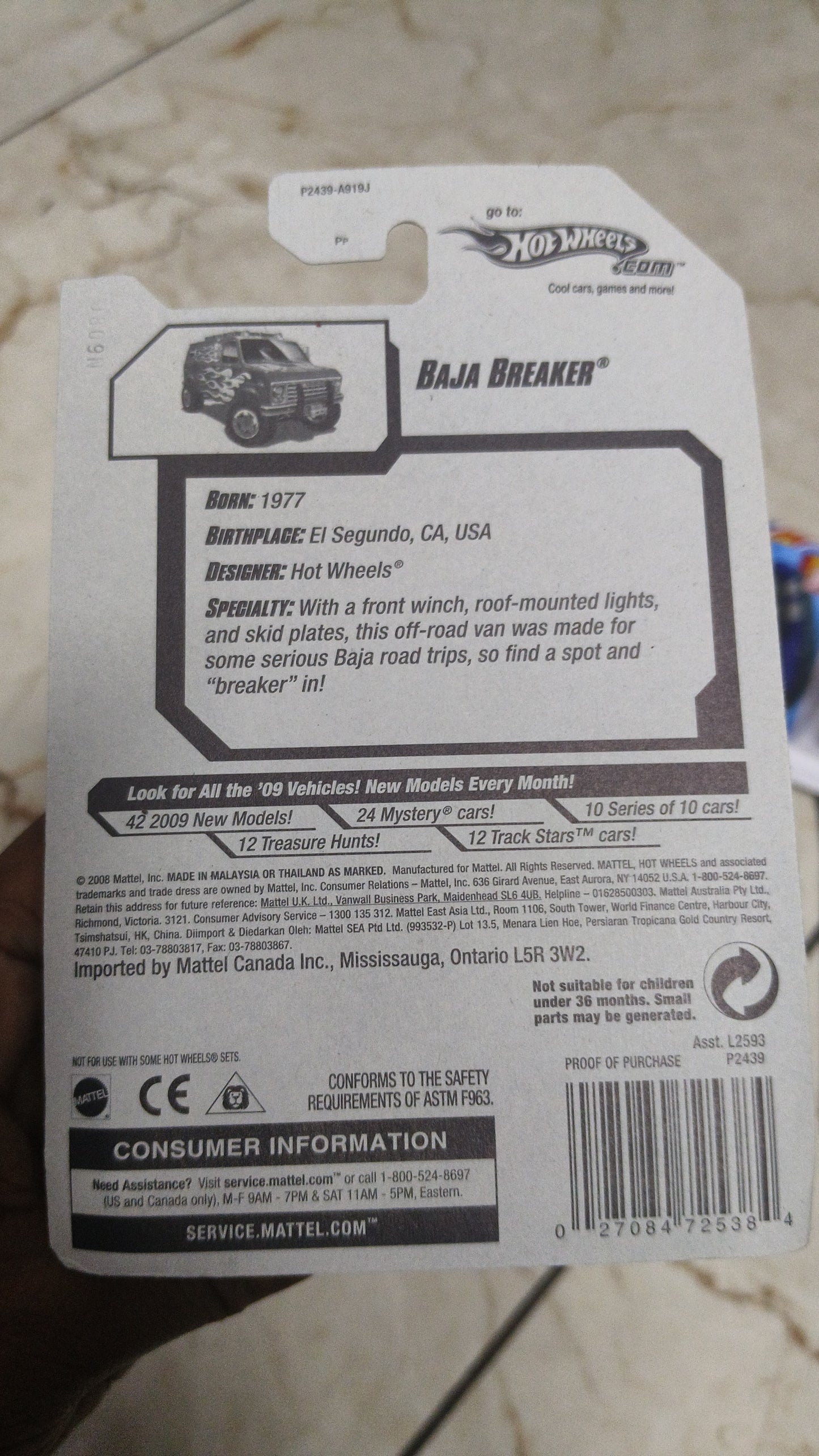 Hot Wheels Baja Breaker - Harla Hotwheels Diecast