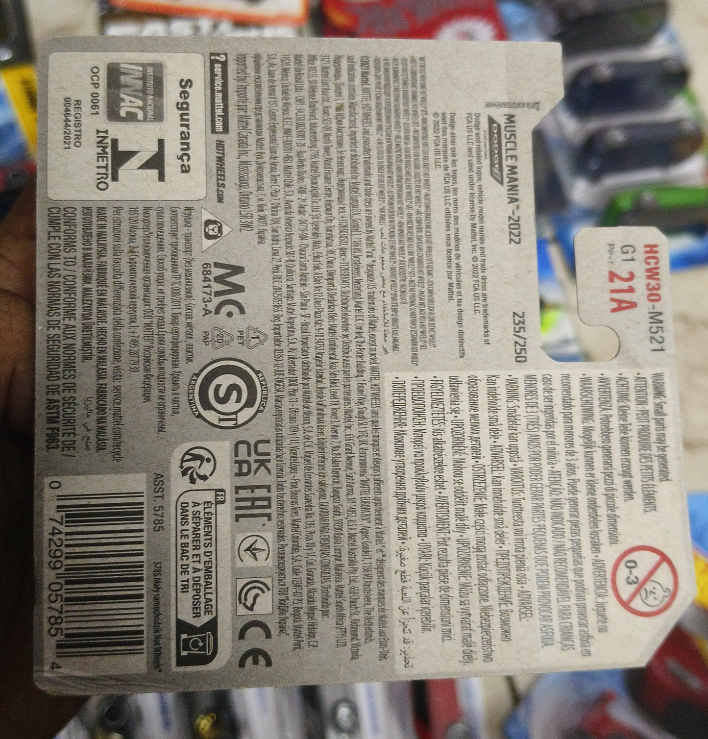 Hot Wheels 15 Dodge Challenger SRT Hotwheels Mainline's (Imported)