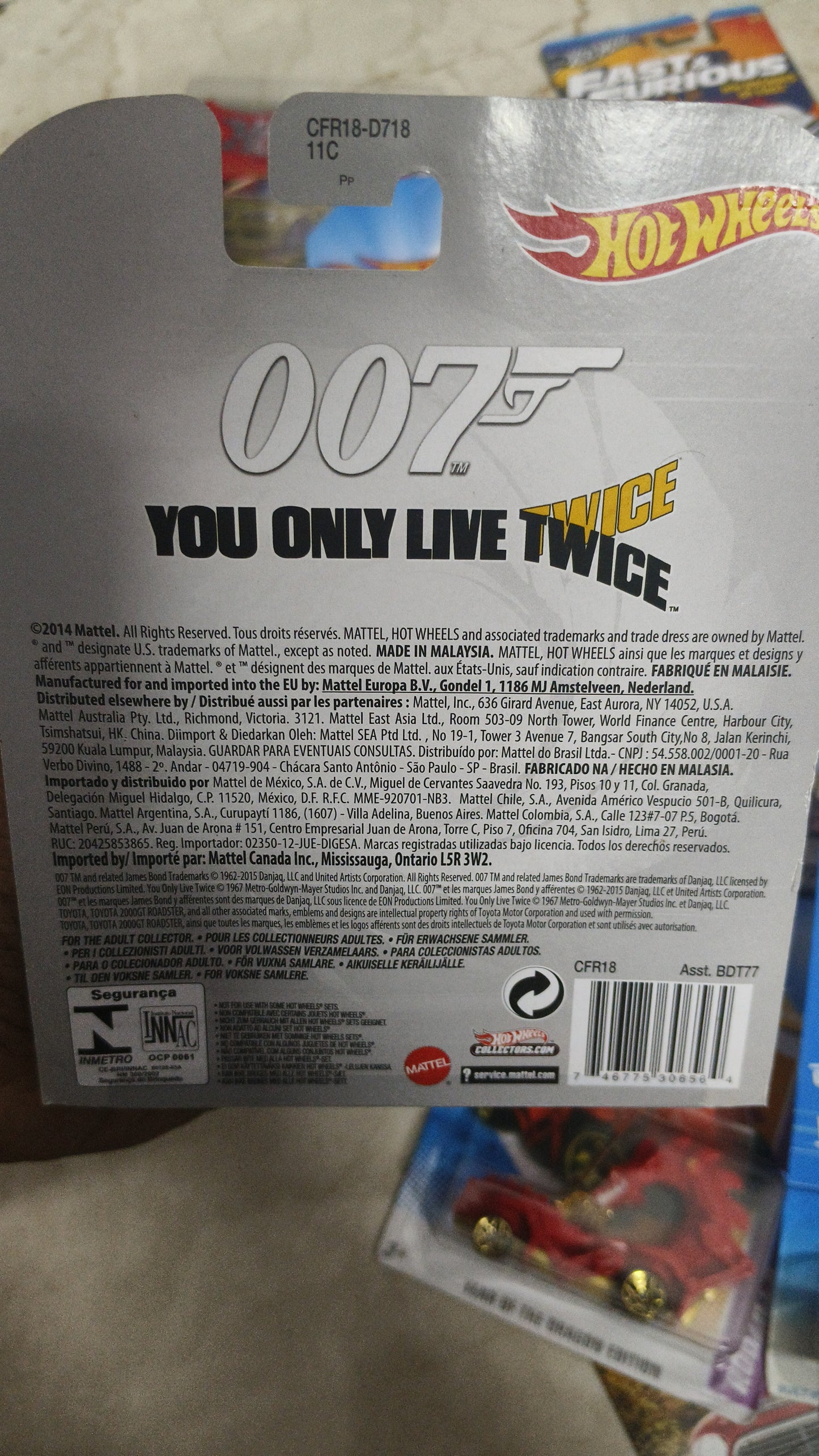 Hot Wheels Toyota 2000GT Roadster - Harla Hotwheels Diecast