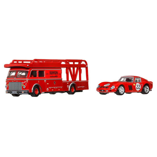 (Pre-order) Hot Wheels Ferrari Team Transport Case - Set of 2 Pcs