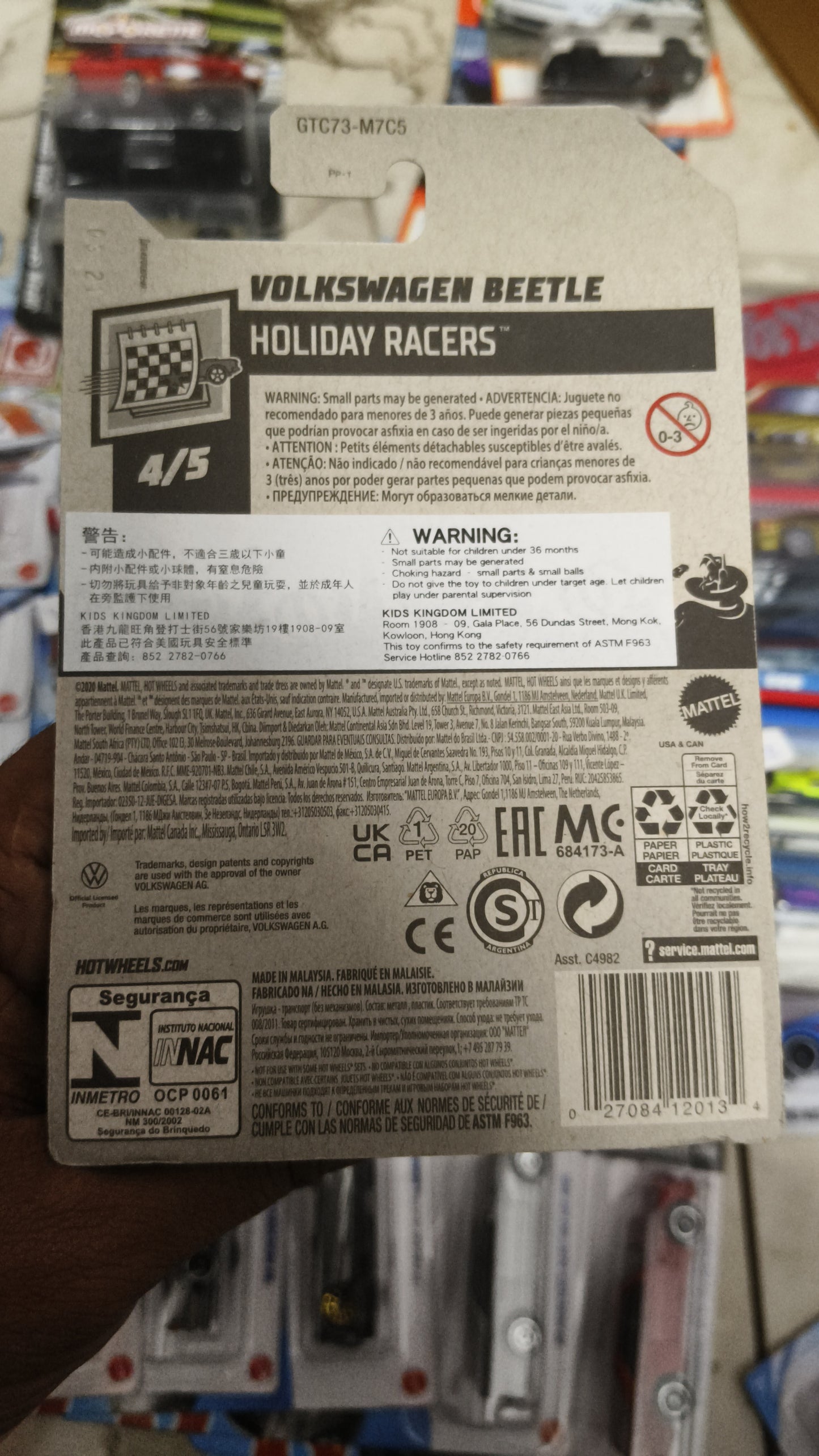 Hot Wheels Volkswagen Beetle Hotwheels Mainline's (Imported)