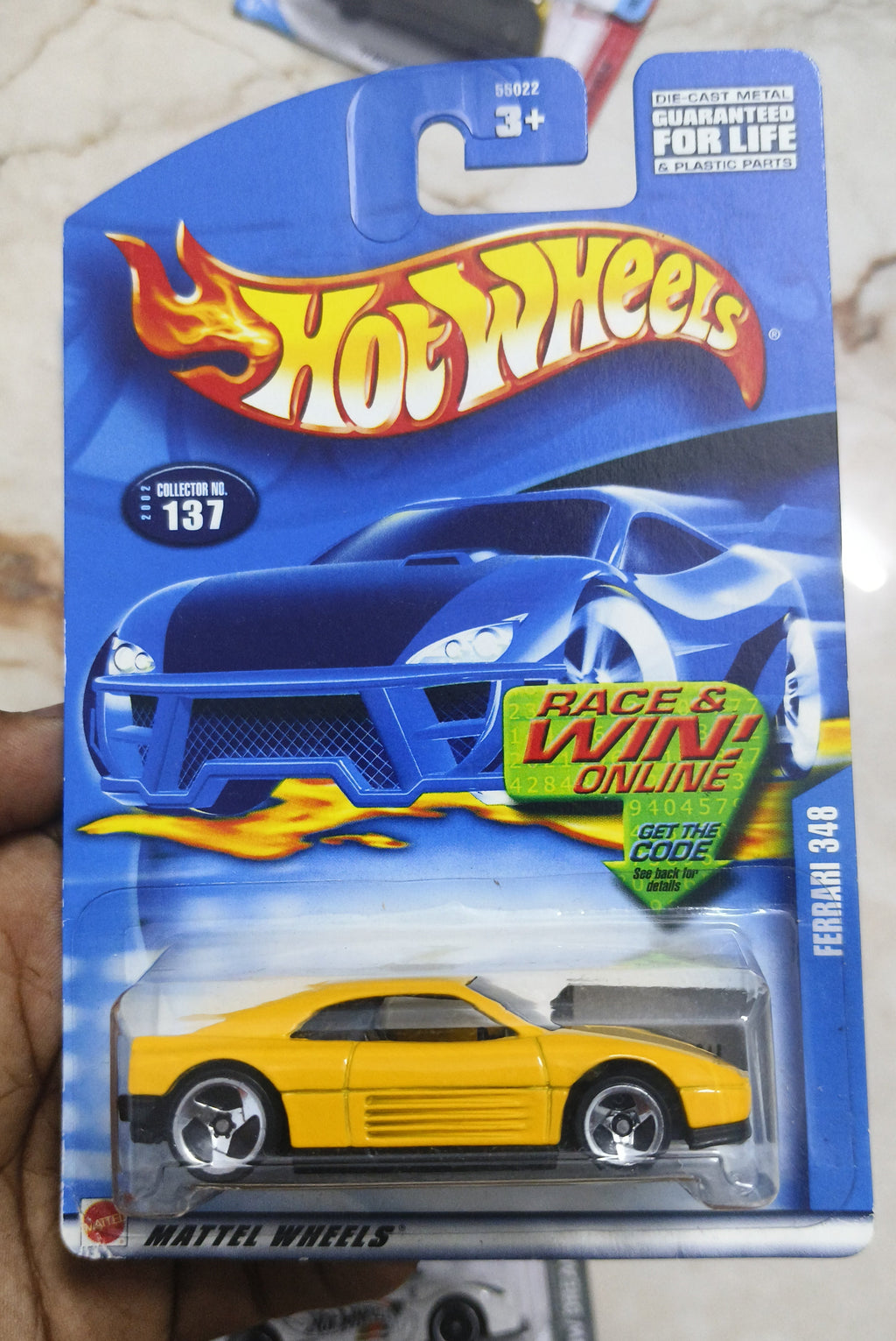 Hot Wheels Ferrari 348 (2001 Year card) - Harla Hotwheels Diecast 