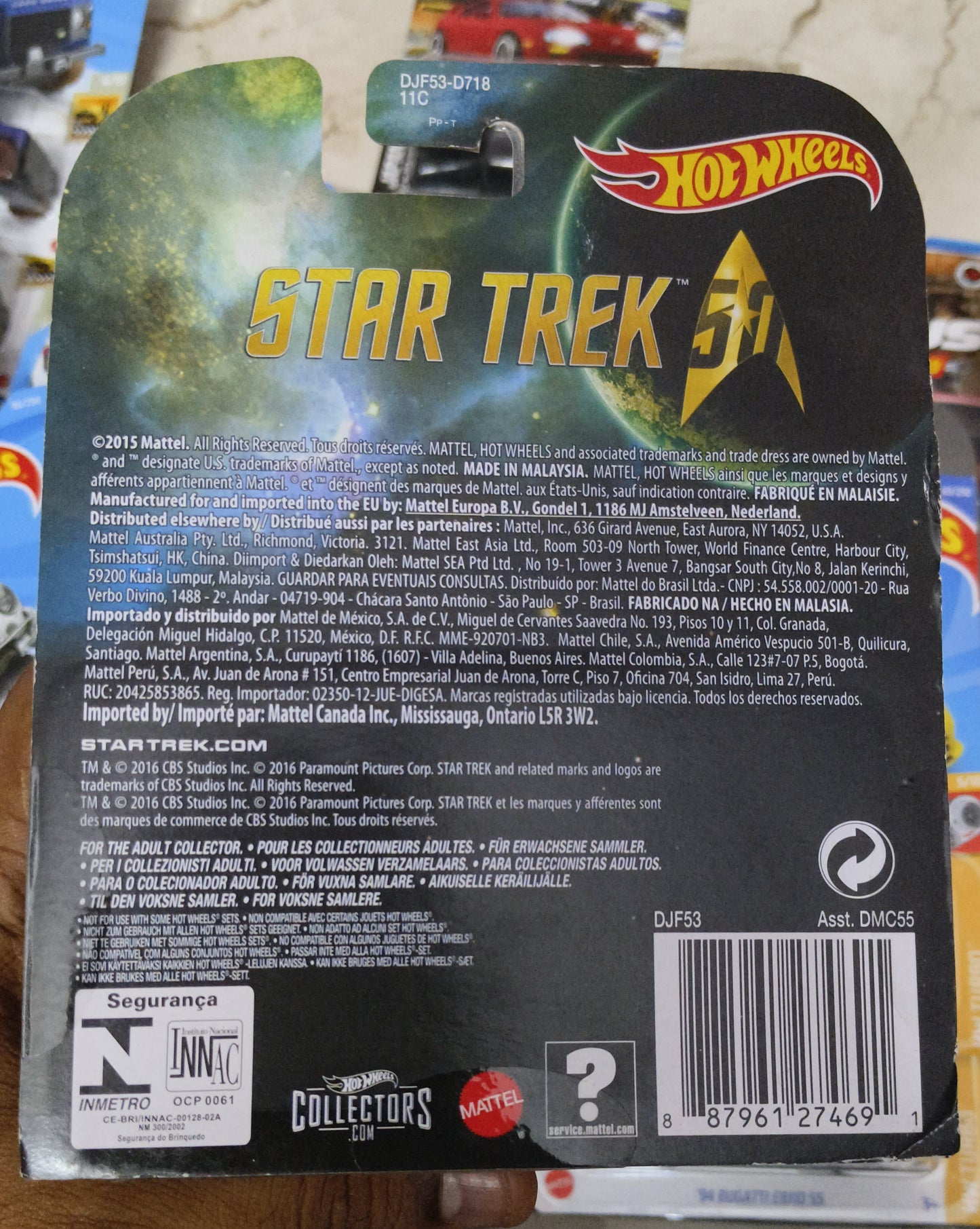 Hot Wheels STAR TREK U.S.S Enterprise NCC-1701 Hotwheels Premium's