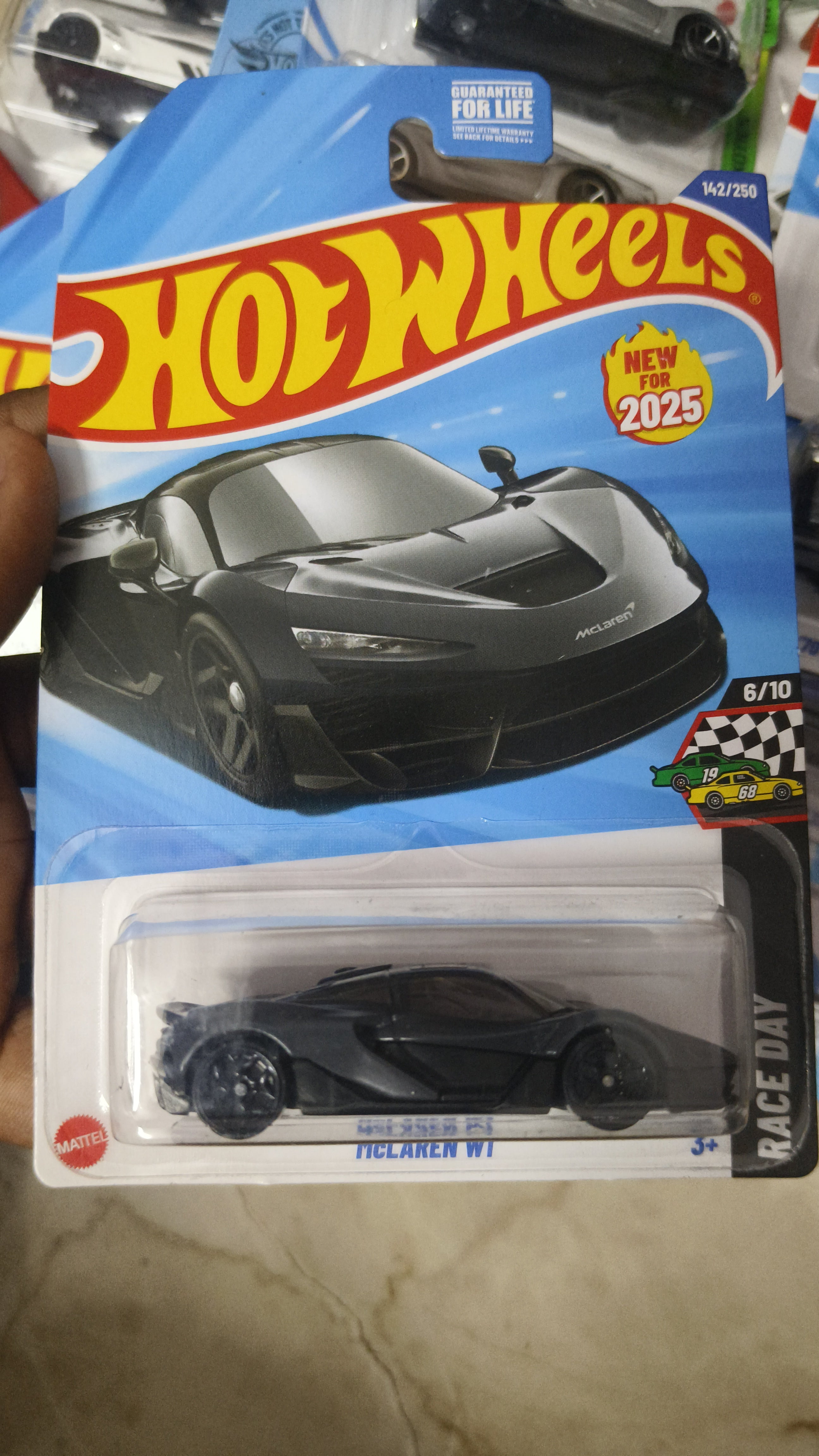Hot Wheels McLaren W1 US Card - Harla Hotwheels Diecast 