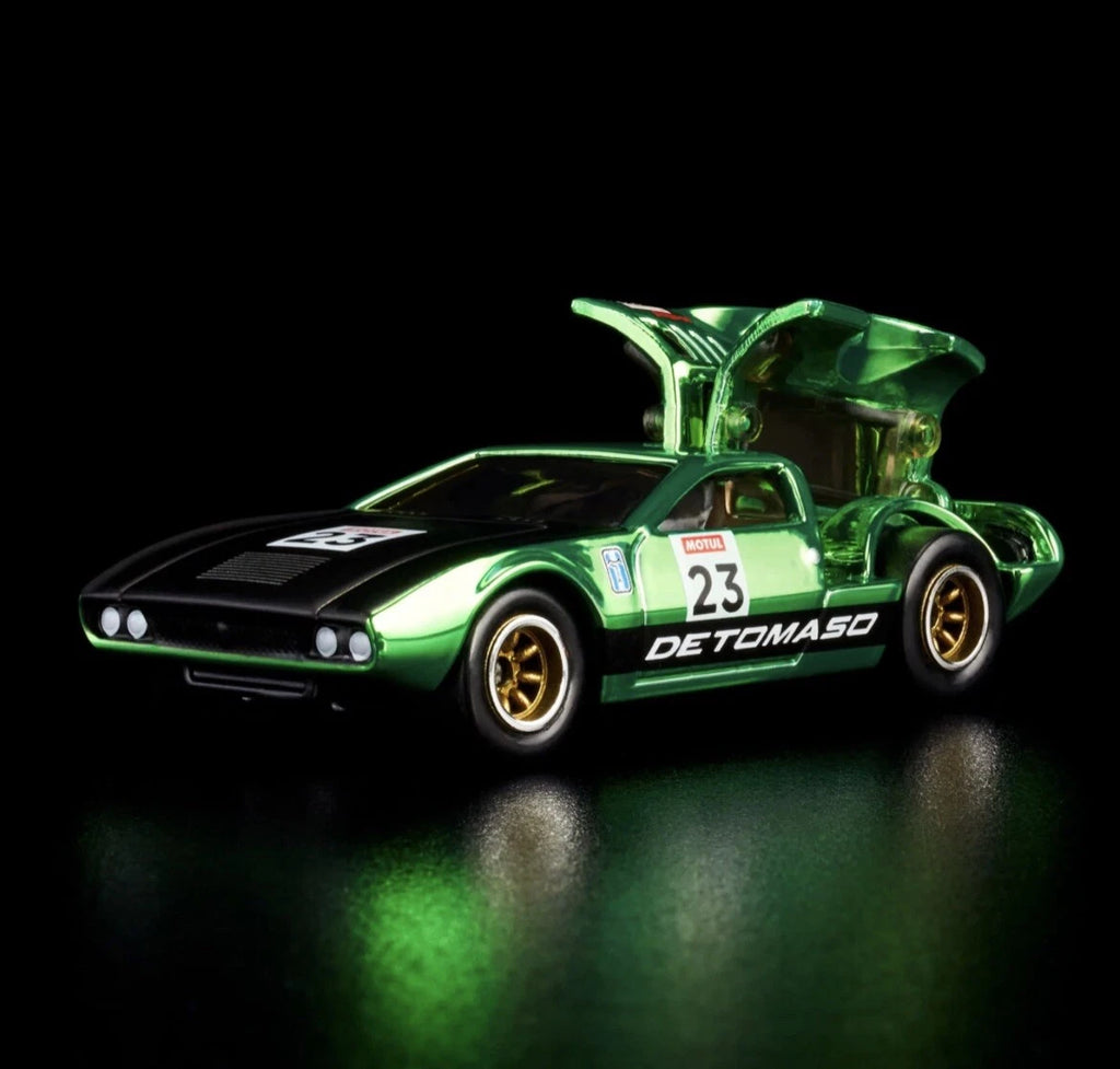 Hot Wheels RLC Special Edition 1971 De Tomaso Mangusta Green (Pre-order) - Harla Hotwheels Diecast 