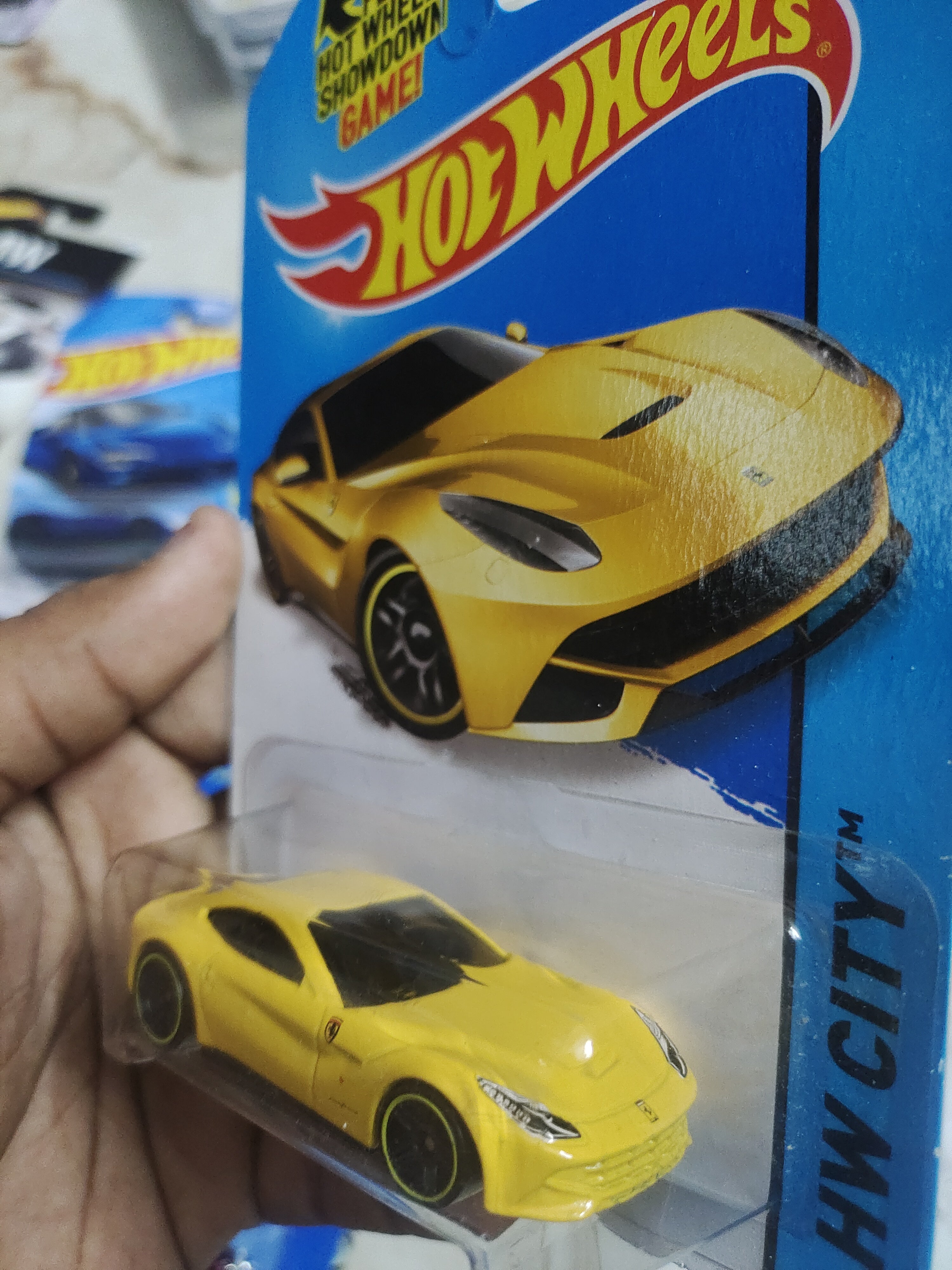 Hot Wheels Ferrari Ferrari F12 Berlinetta USA IMPORTS (2013 Year card) - Harla Hotwheels Diecast 