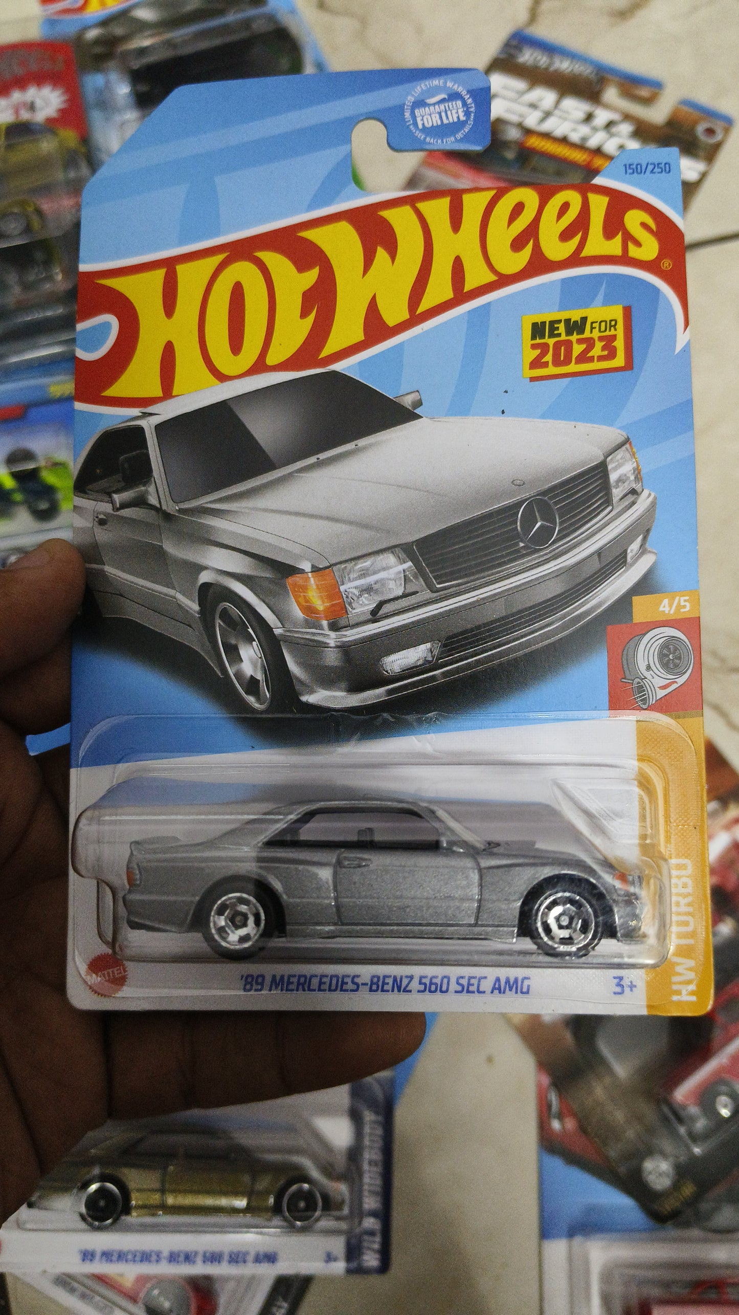 Hot Wheels 89 Mercedes - Benz 560 SEC AMG - Harla Hotwheels Diecast 