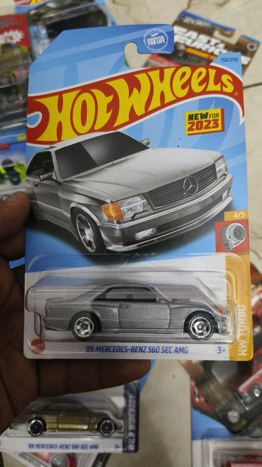 Hot Wheels 89 Mercedes - Benz 560 SEC AMG - Harla Hotwheels Diecast 