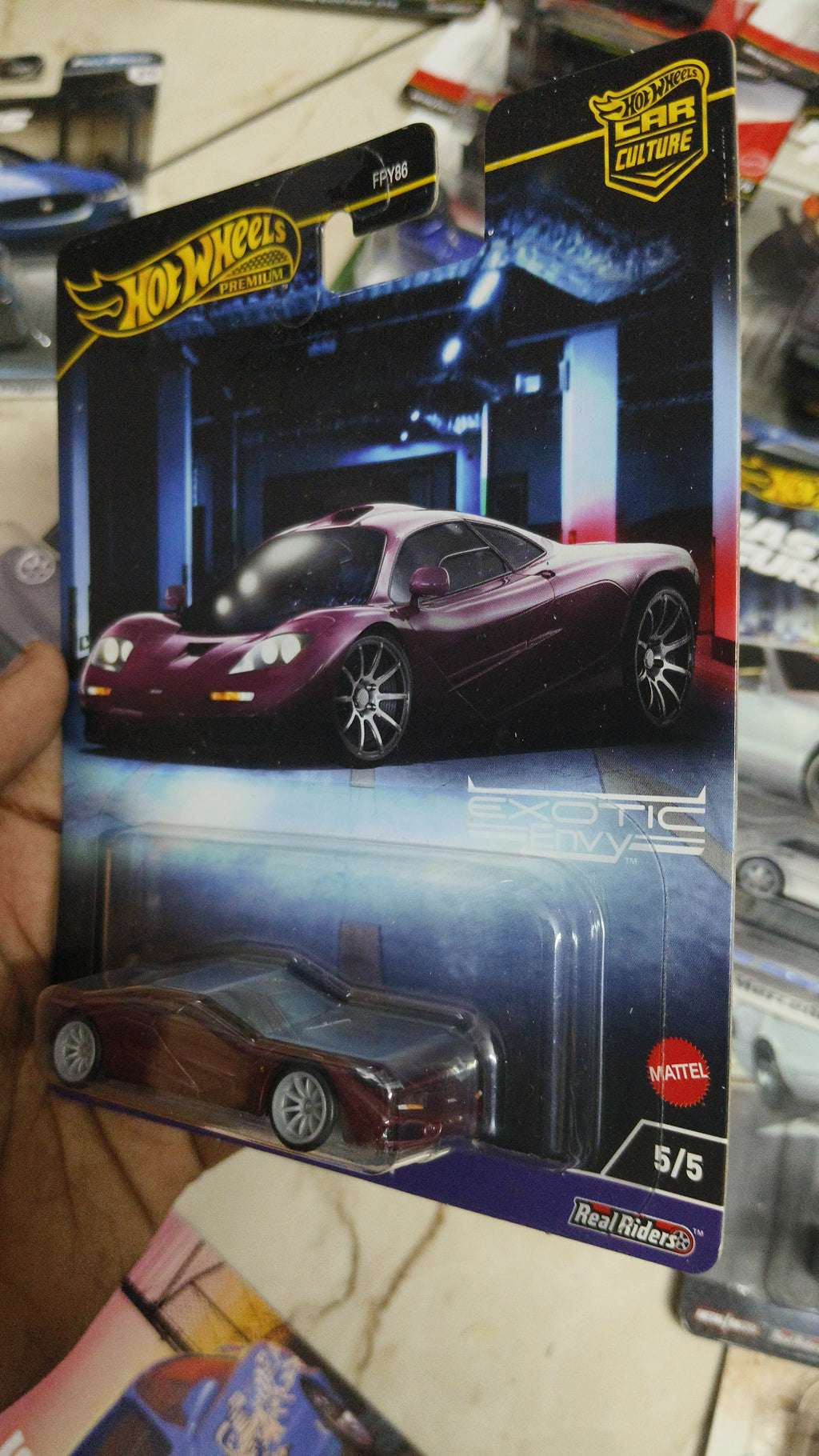 Hot Wheels Exotic Evny McLaren F1 - Harla Hotwheels Diecast 