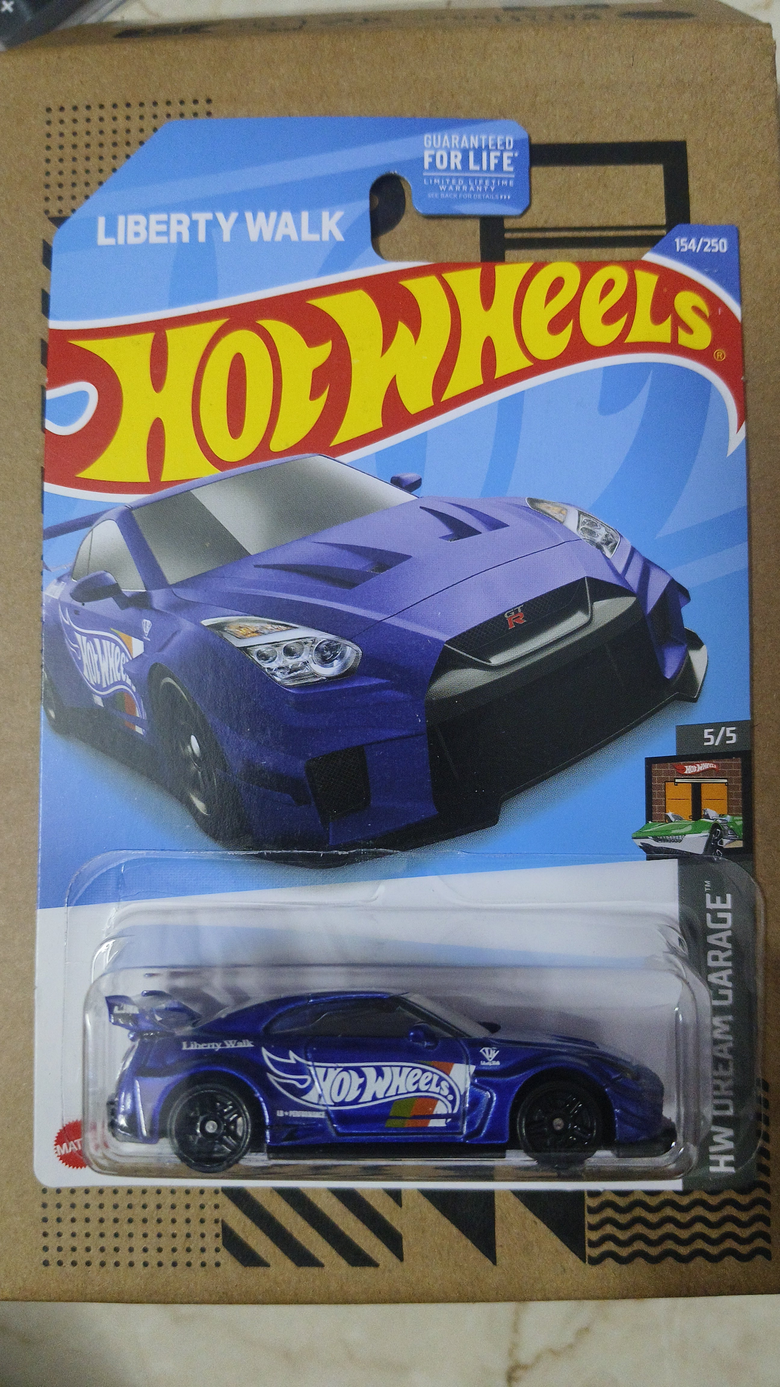 Hot wheels 2021 LB Silhouette Works GT Nissan 35GT-RR Ver 2 Liberty walk Dark Blue (US CARD) - Harla Hotwheels Diecast 