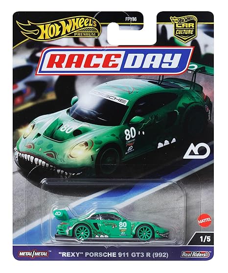 Hot Wheels Porsche Rexy Green Hotwheels Premium's
