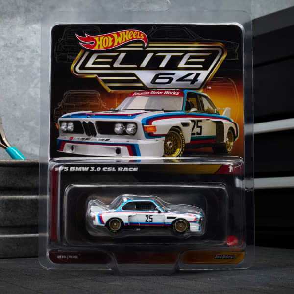 Hot Wheels® Elite 64 1975 BMW 3.0 CSL RACE (Pre-order) - Harla Hotwheels Diecast 