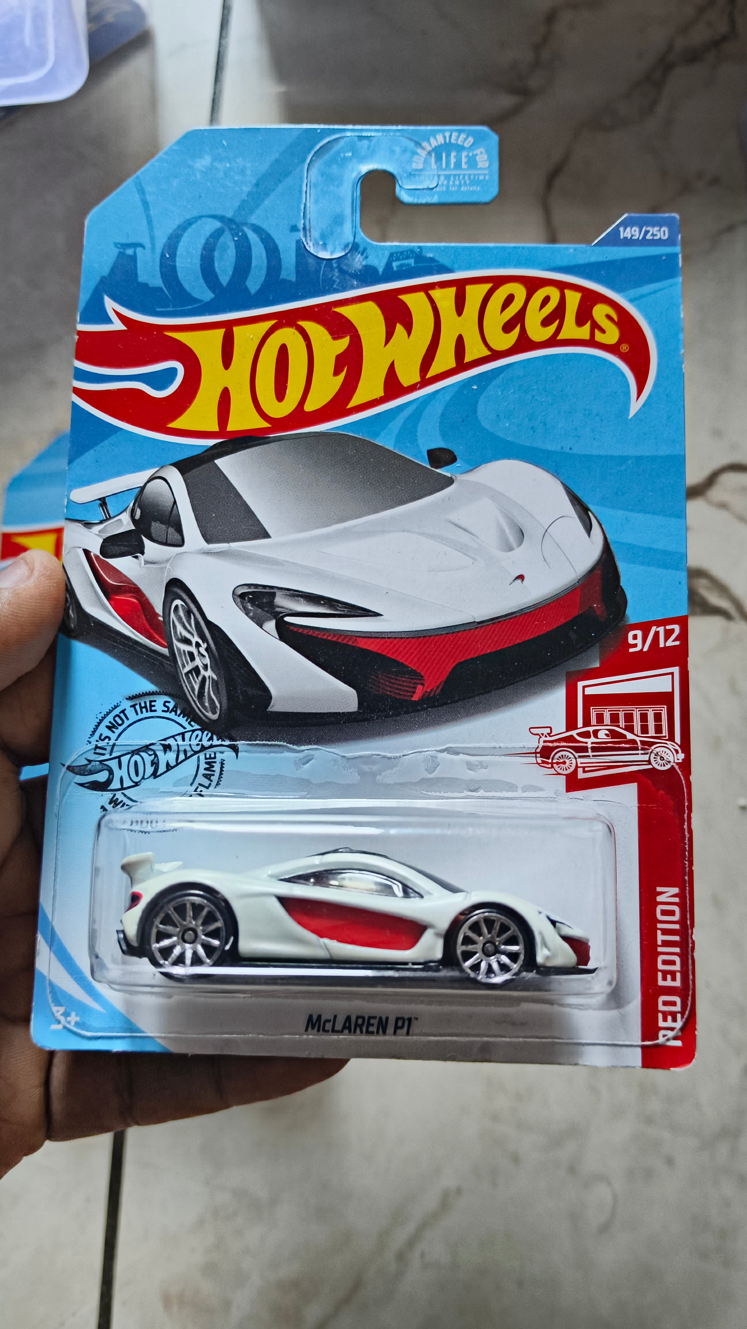 Hot Wheels McLaren P1 Red edition (US Imported) 2017 Year Card - Harla Hotwheels Diecast 