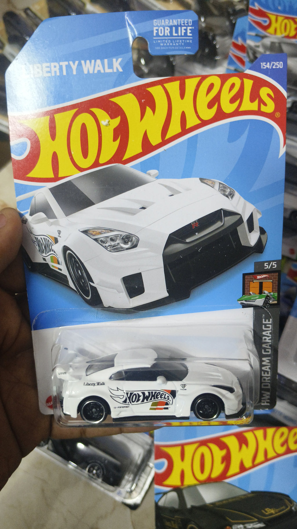 Hot wheels 2021 LB Silhouette Works GT Nissan 35GT-RR Ver 2 Liberty walk White (US CARD) - Harla Hotwheels Diecast 