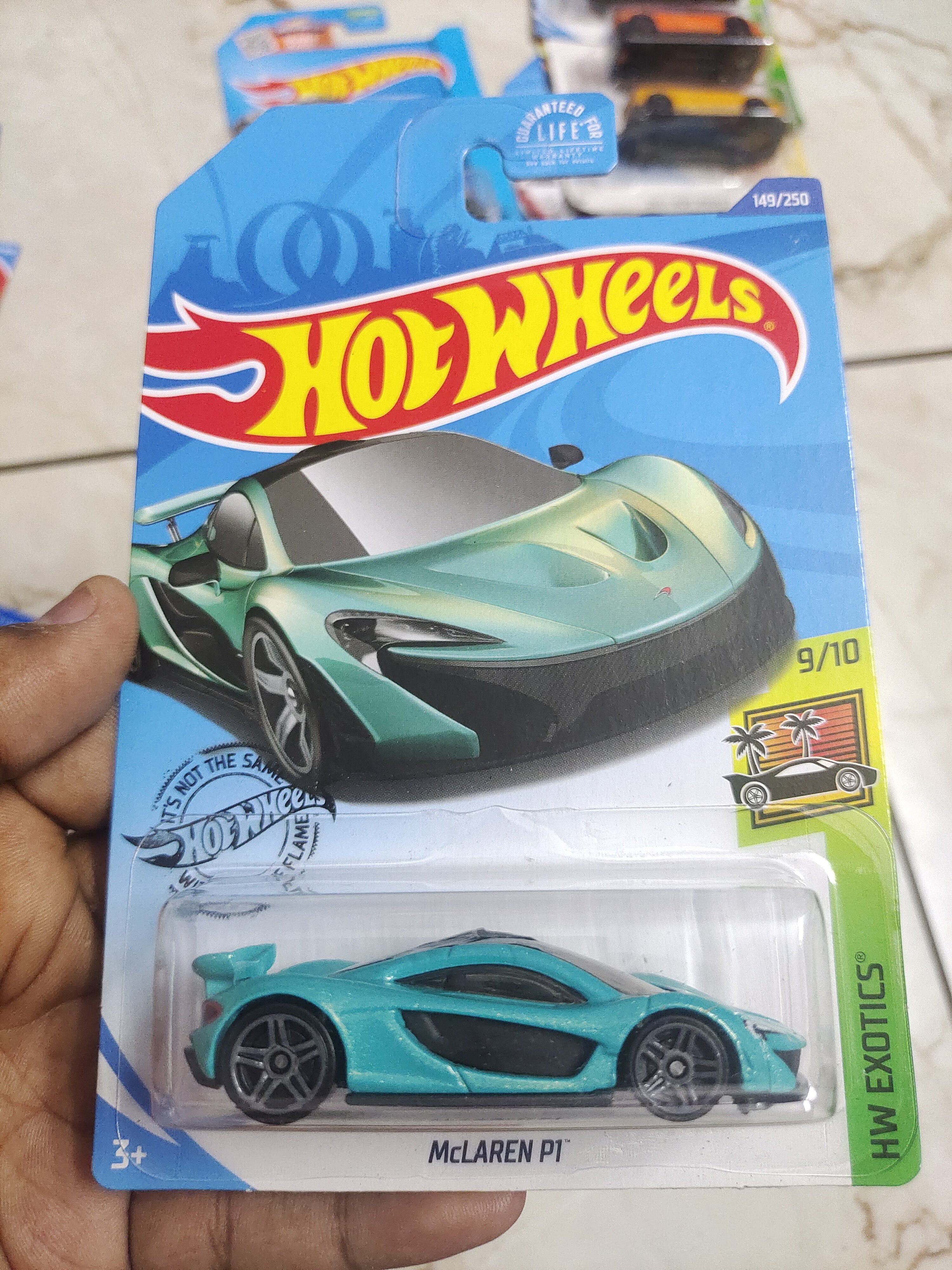 Hot Wheels McLaren P1 (US Imported) 2017 Year Card - Harla Hotwheels Diecast 