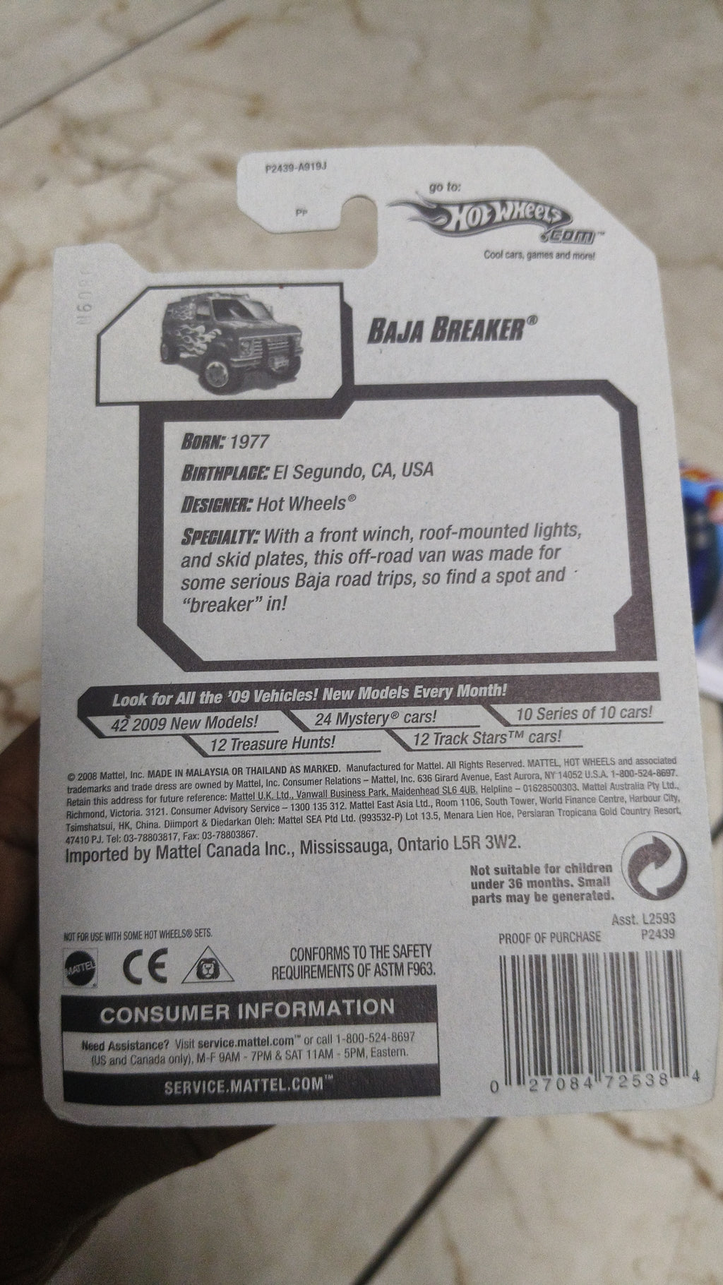 Hot Wheels Baja Breaker - Harla Hotwheels Diecast 