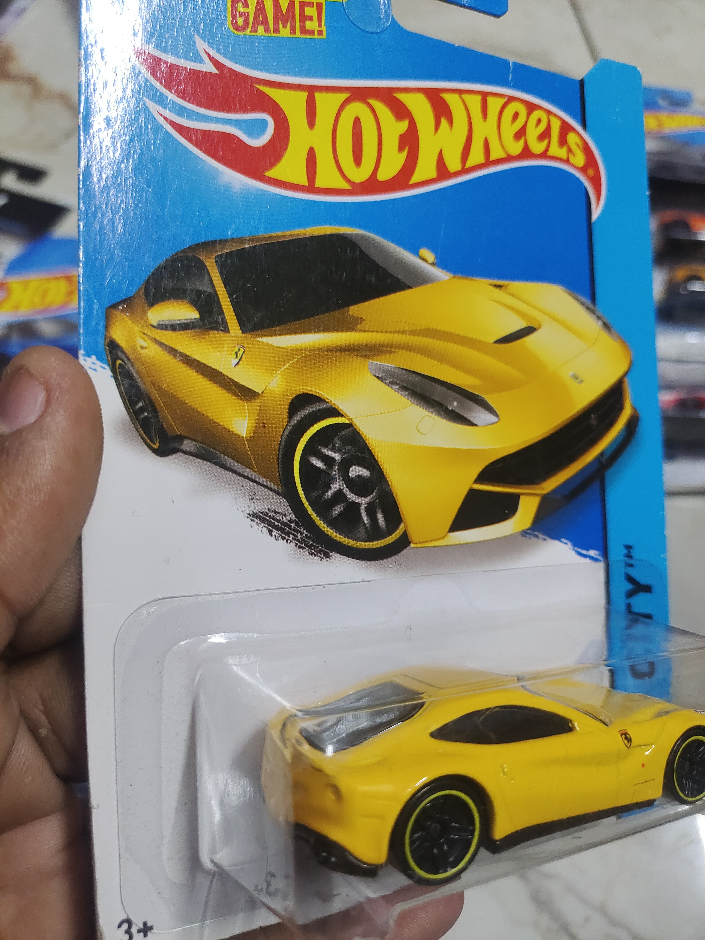 Hot Wheels Ferrari Ferrari F12 Berlinetta USA IMPORTS (2013 Year card) - Harla Hotwheels Diecast 