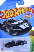 Hot Wheels McLaren Elva Black USA Card - Harla Hotwheels Diecast 