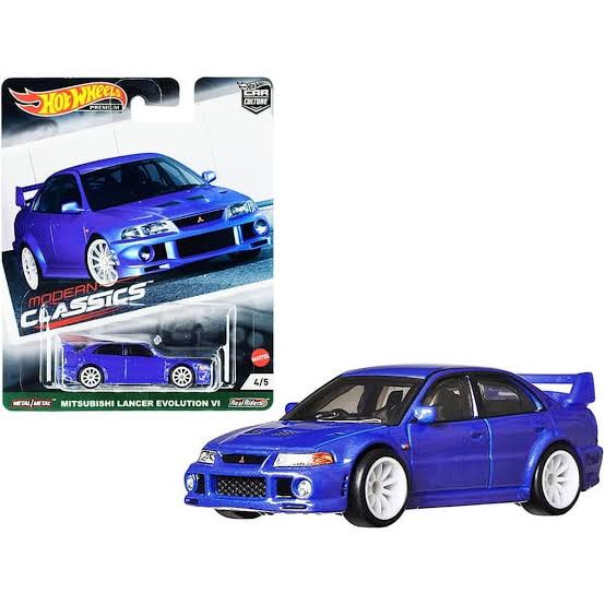 Hot Wheels Mitsubishi Lancer Evolution VI Hotwheels Premium's
