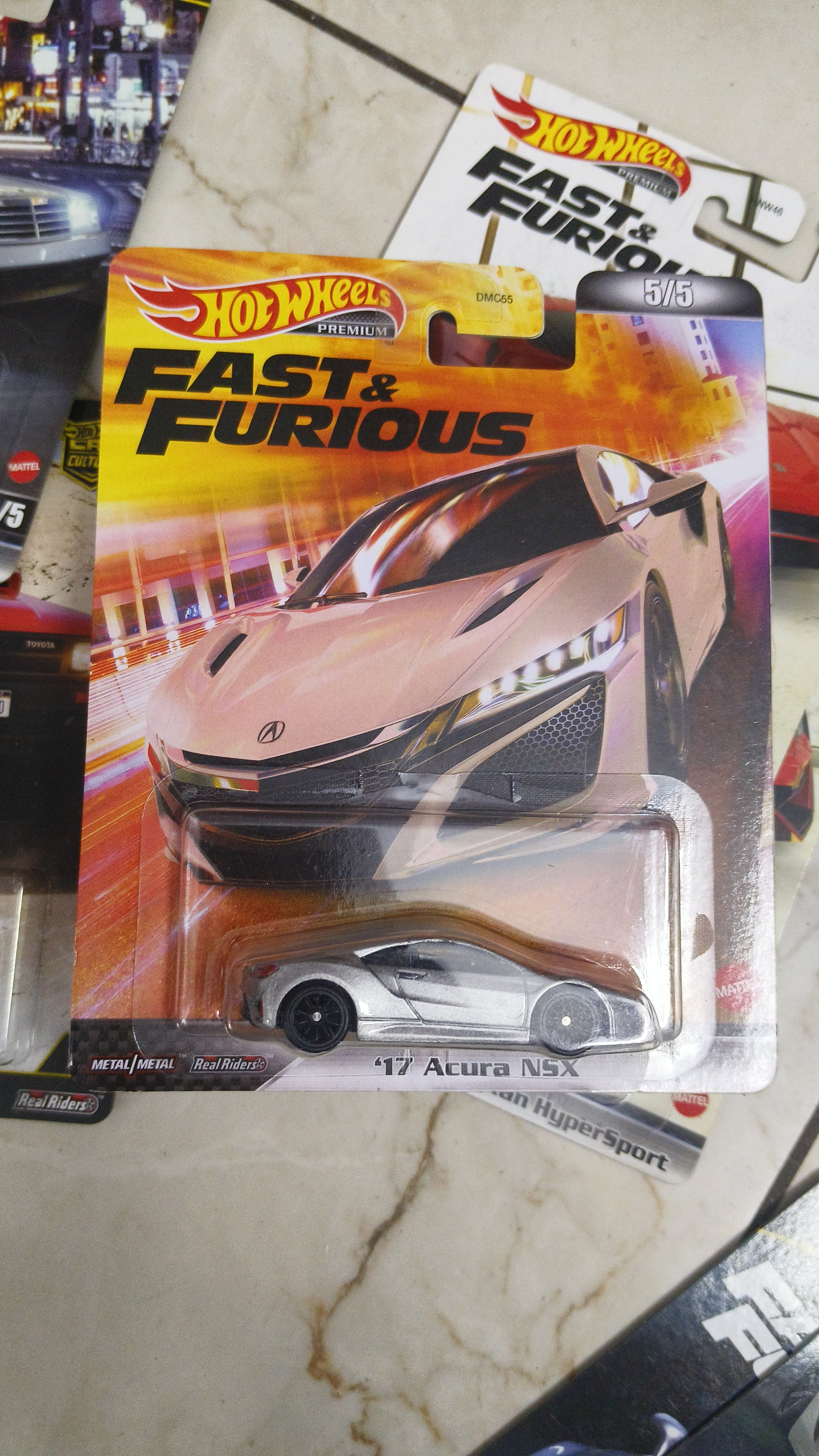 Fast & Furious Hot Wheels 17 Acura NSX - Harla Hotwheels Diecast 