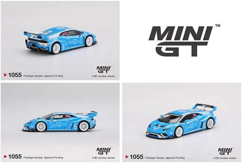 MINI GT LB WORKS LAMBORGHINI Huracan GT GRAVITY (Pre-order) - Harla Hotwheels Diecast 