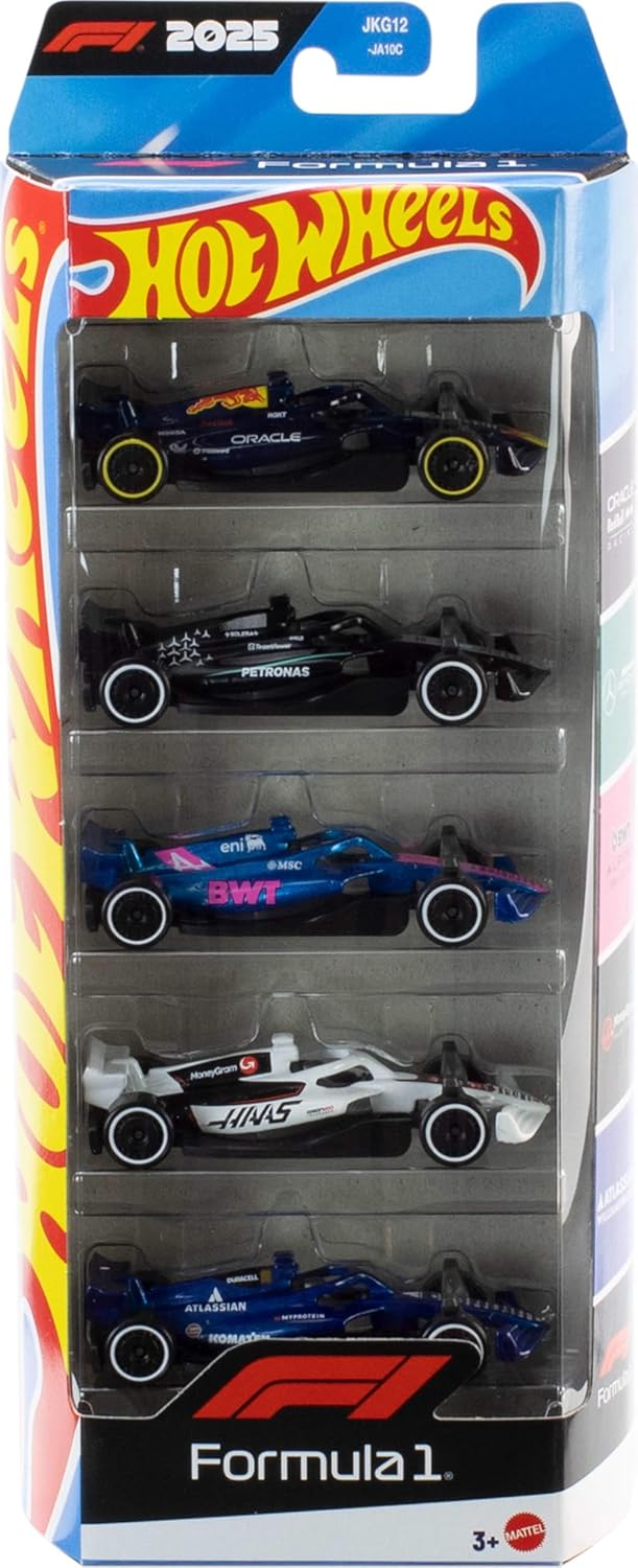 Hot Wheels Formula 1 5 Pack,Kids  Diecast Toys (Check Description) - Harla Hotwheels Diecast 