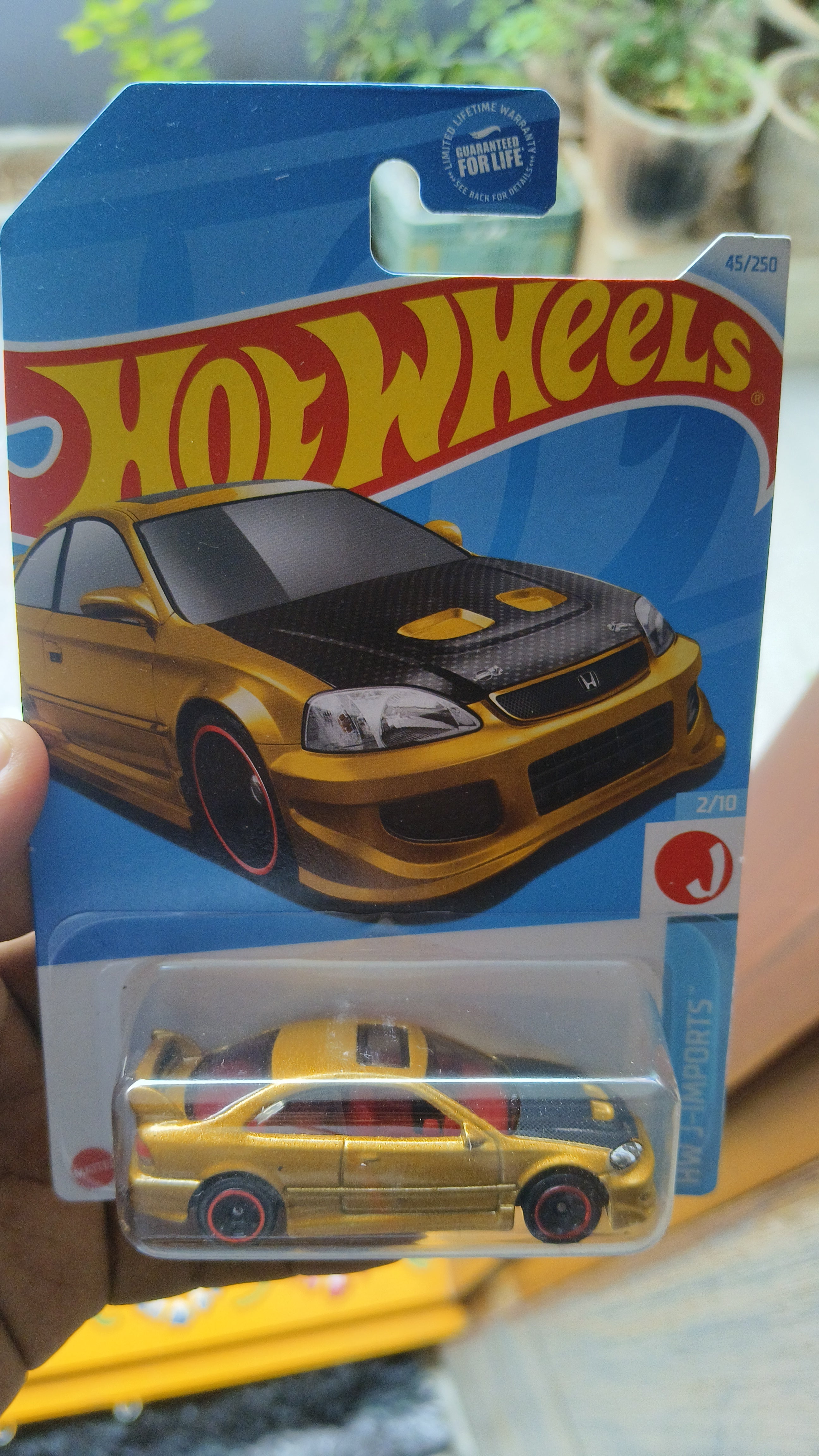 Hot Wheels HONDA CIVIC SI - Golden - Harla Hotwheels Diecast 