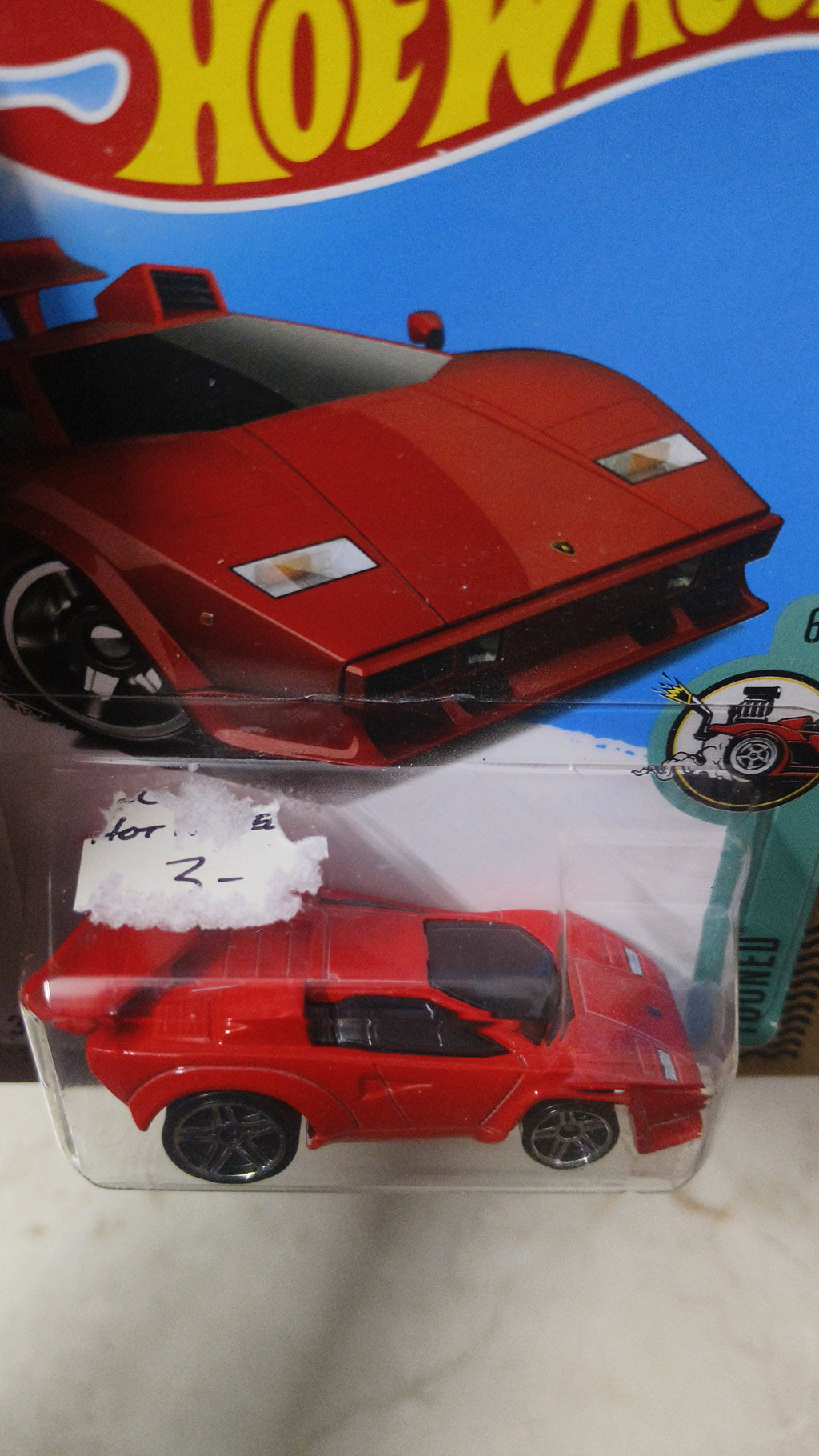 Hot Wheels Lamborghini Countach (US Card) - Harla Hotwheels Diecast 