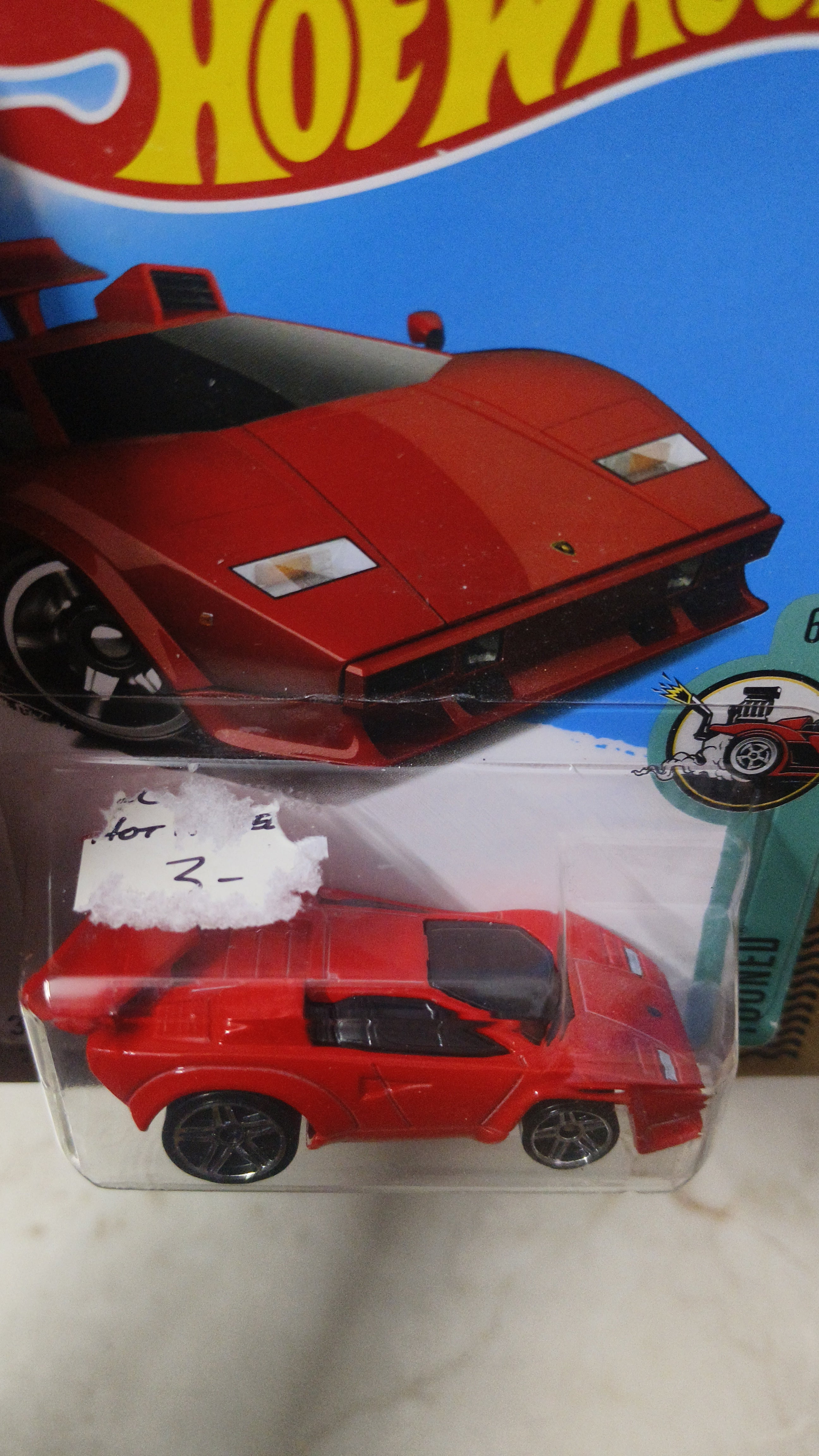 Hot Wheels Lamborghini Countach (US Card) - Harla Hotwheels Diecast 
