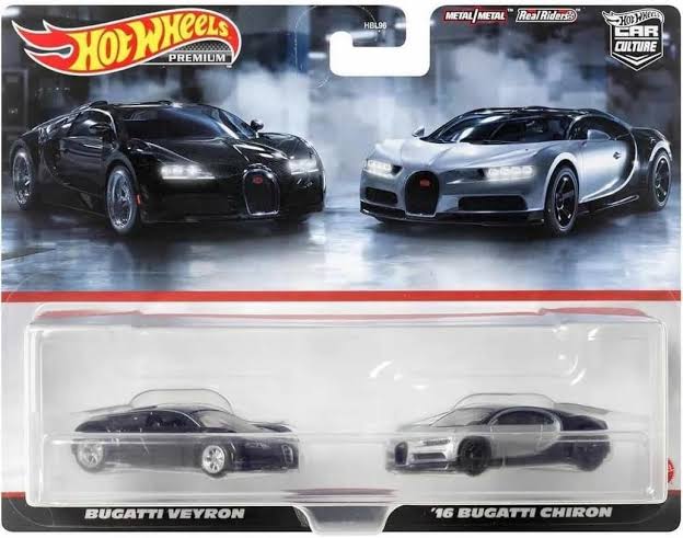 Hotwheels Buggati 2 Pack Harla Hotwheels Diecast