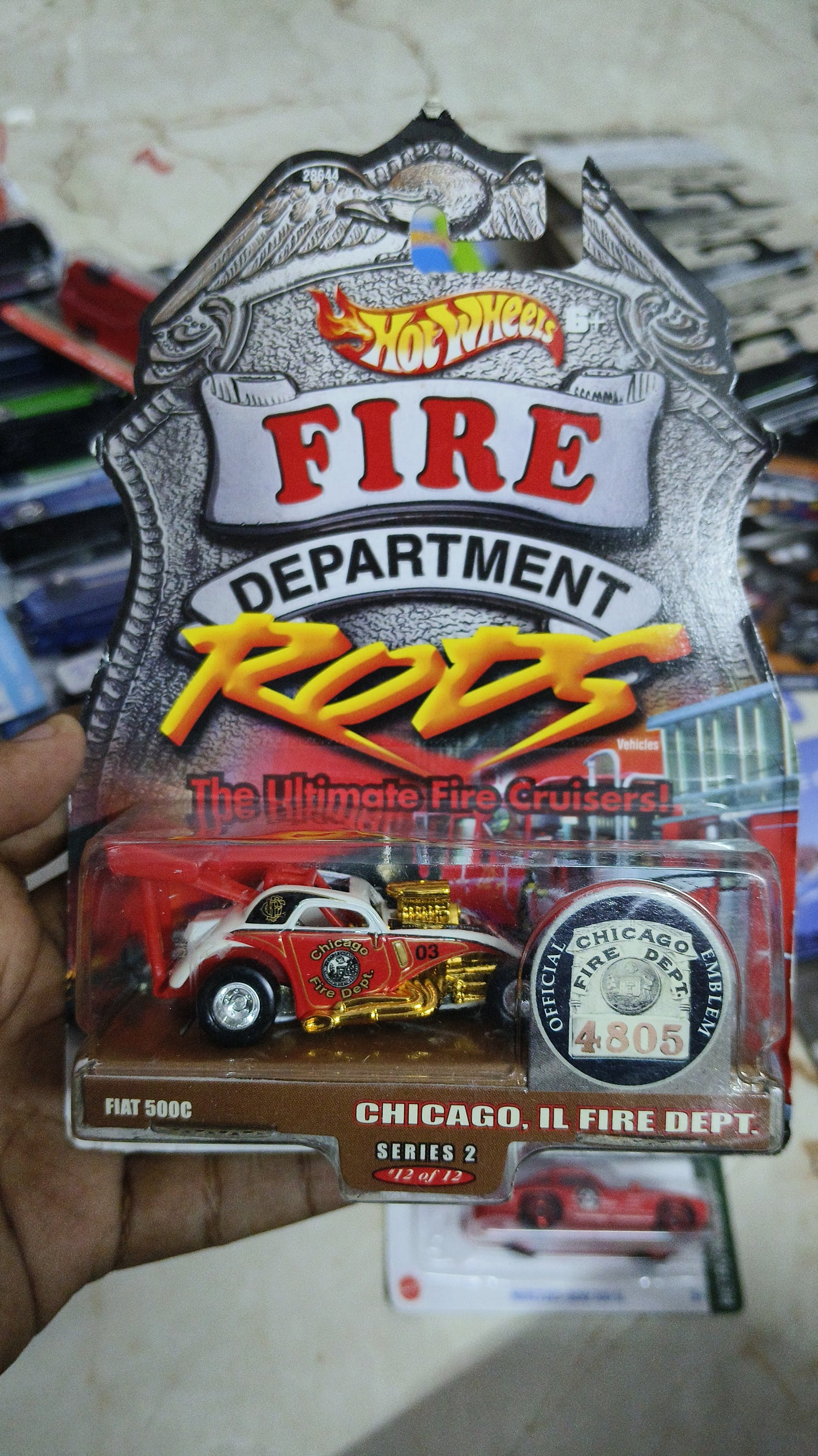 Hot Wheels Fiat 500C Hotwheels Mainline's (Imported)