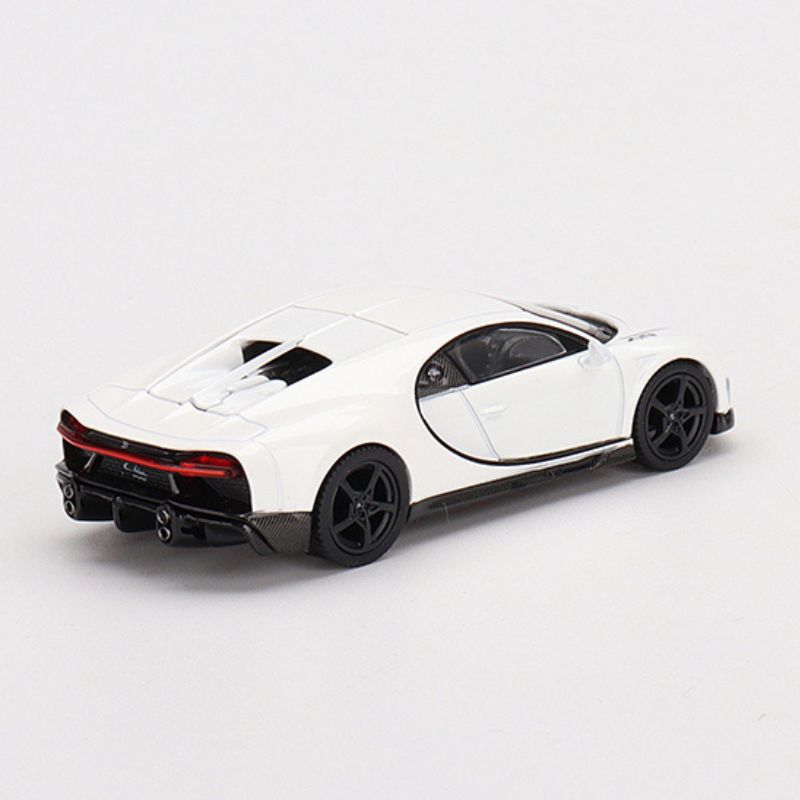 MINI GT Bugatti Chiron Super Sport White 1:64 Scale  (Pre-order) llll Total Price : ₹1999-₹499(advance) = ₹1500(On arrival) - Harla Hotwheels Diecast 