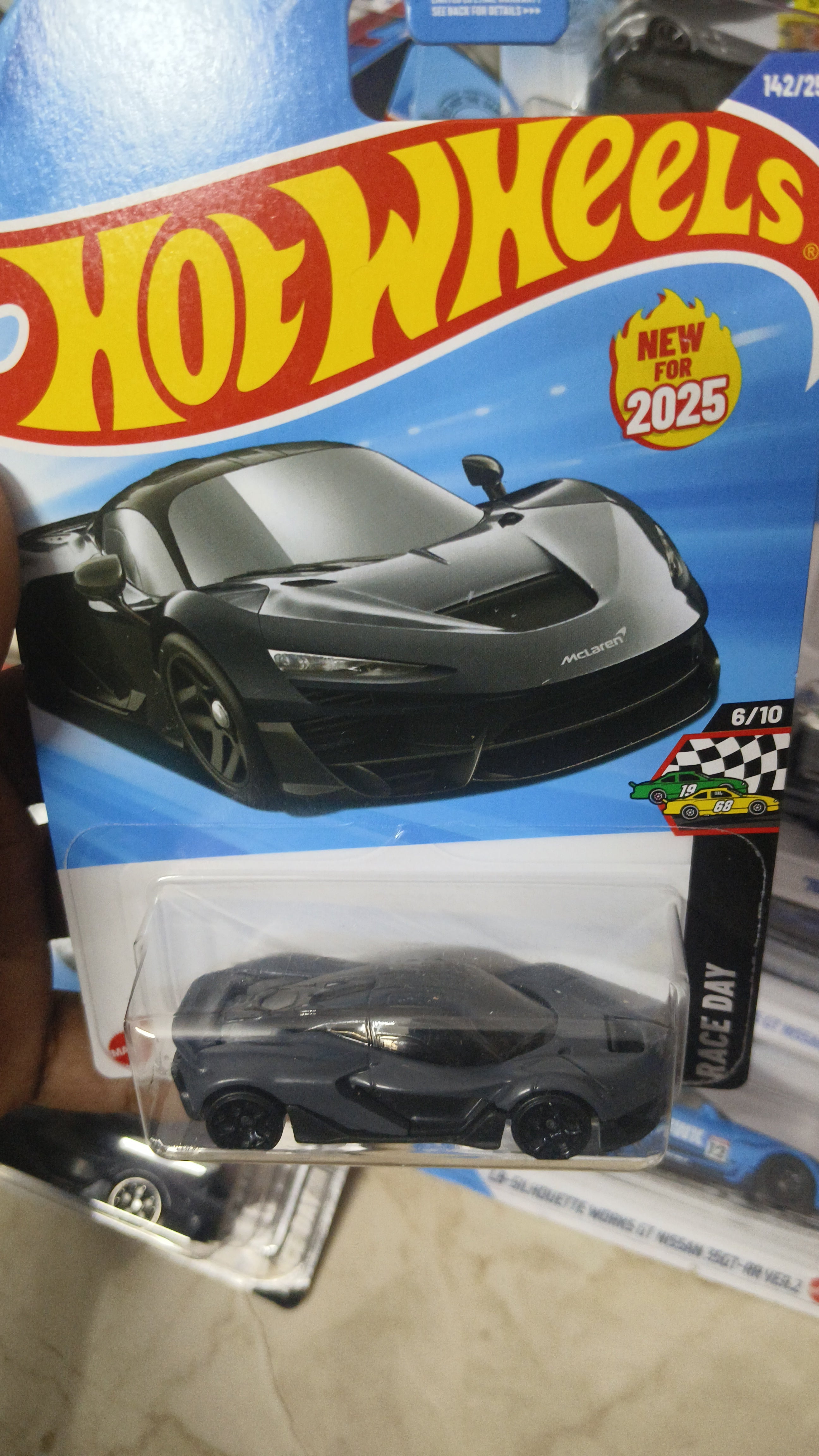 Hot Wheels McLaren W1 US Card - Harla Hotwheels Diecast 