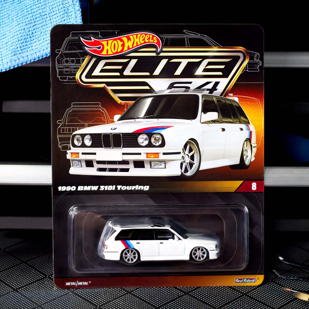 Hot Wheels Exclusive Elite 64 1990 BMW 318i Touring (Pre-order) check description - Harla Hotwheels Diecast 