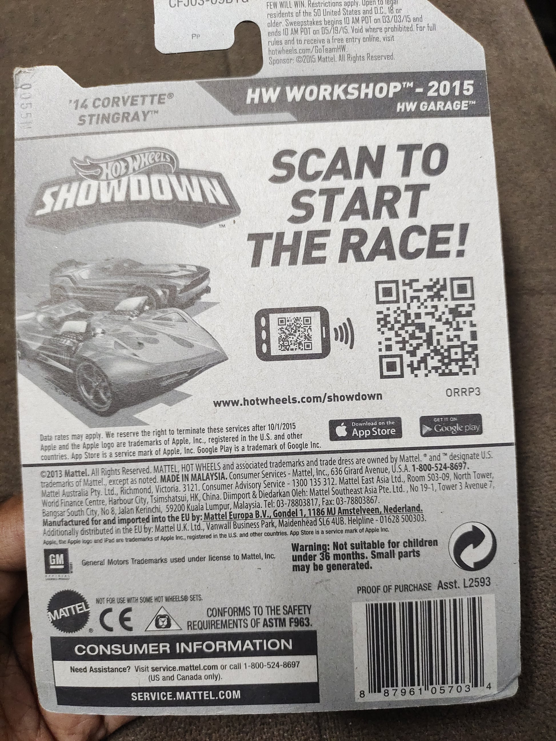 Hot wheels 14 Corvette Stingray Hotwheels Mainline's (Imported)