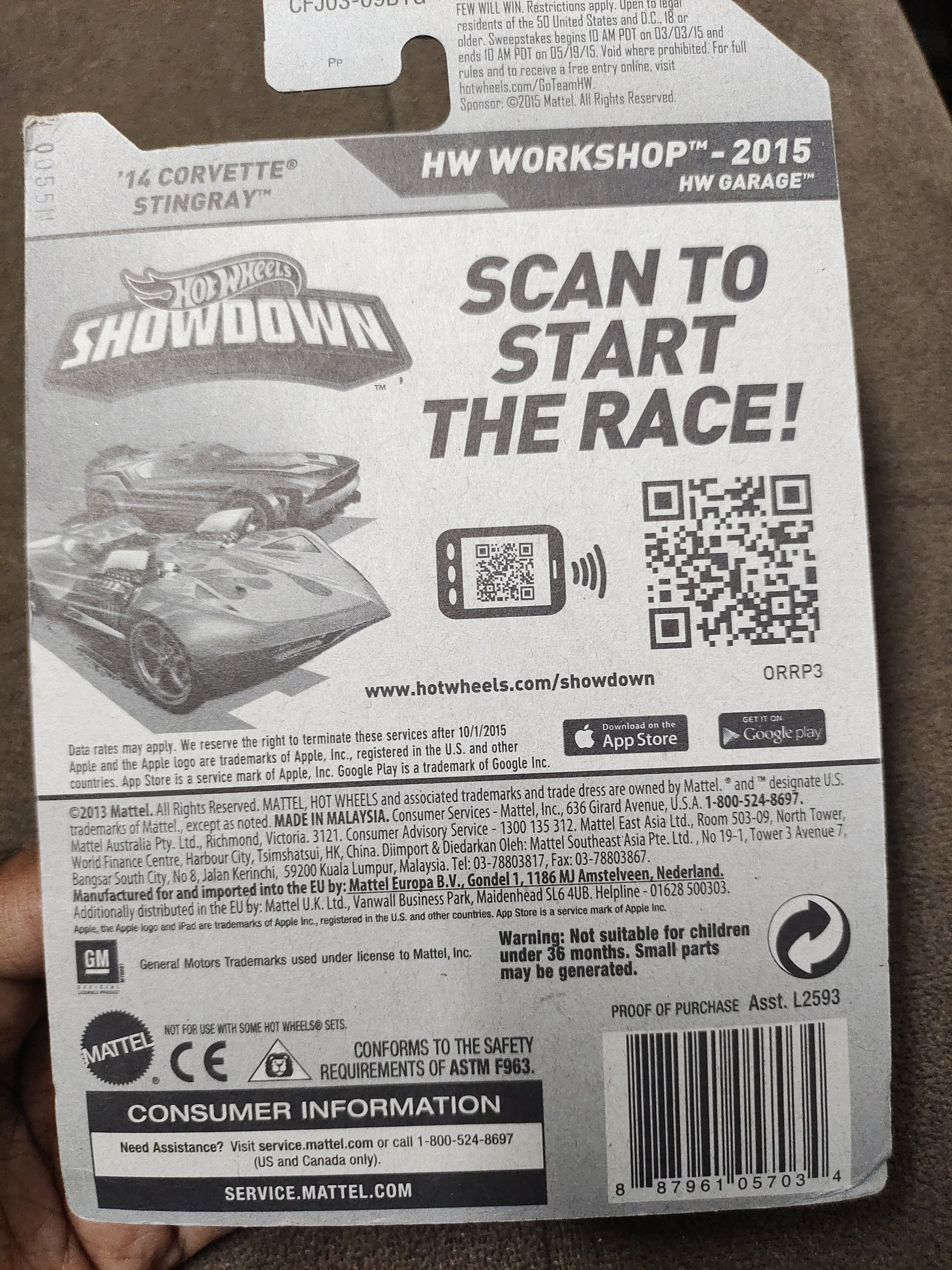 Hot wheels 14 Corvette Stingray Hotwheels Mainline's (Imported)