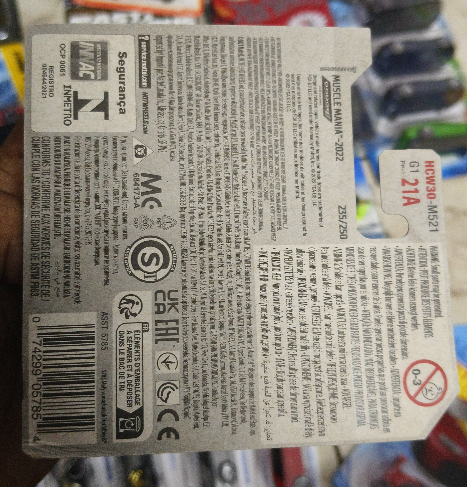 Hot Wheels 15 Dodge Challenger SRT Hotwheels Mainline's (Imported)