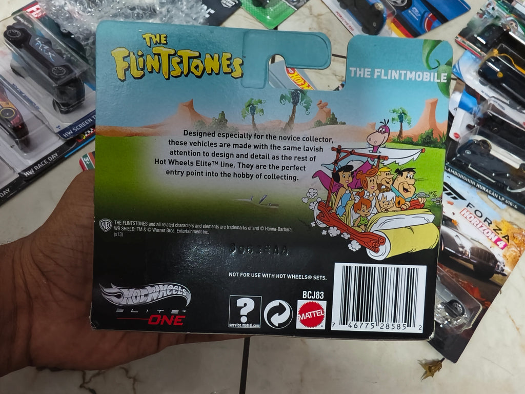 Hot wheels Flintsones Elite 1:50 Scale(USA Imported)+Random Mainline (Imported card)