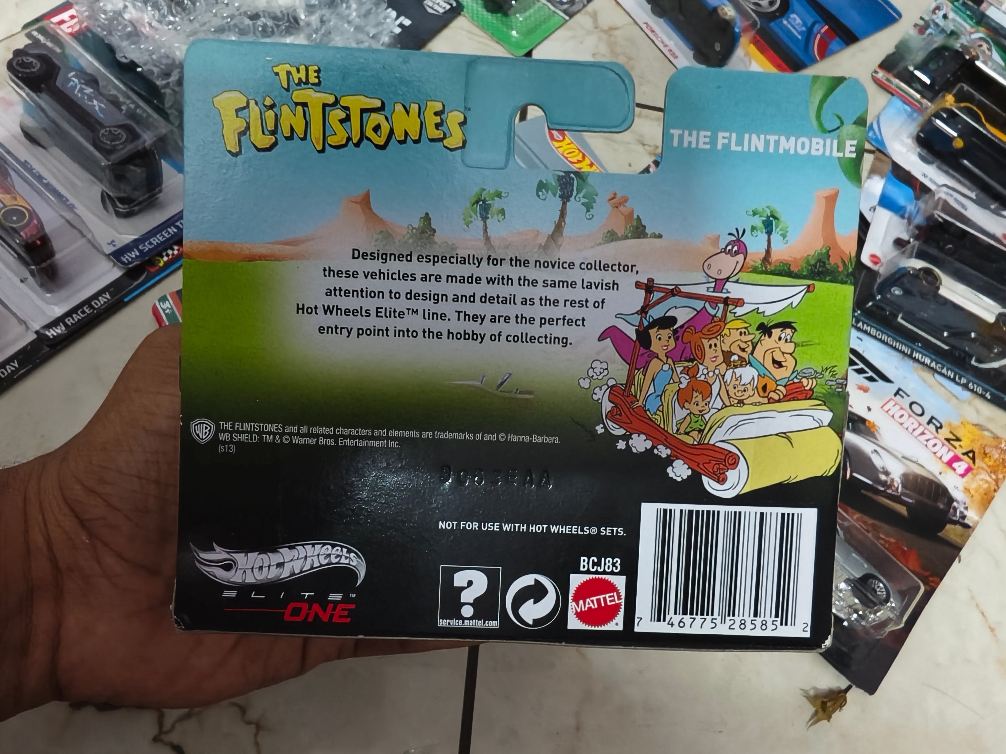 Hot wheels Flintsones Elite 1:50 Scale(USA Imported)+Random Mainline (Imported card)