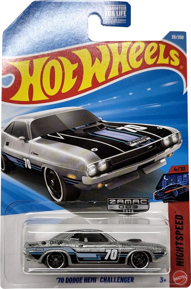 2026 Hot Wheels D Case 70 Dodge Hemi Challenger Zamac 3 Series (USA CARD) Pre-Order ₹1099-₹499 advance= ₹599 on arrival - Harla Hotwheels Diecast 