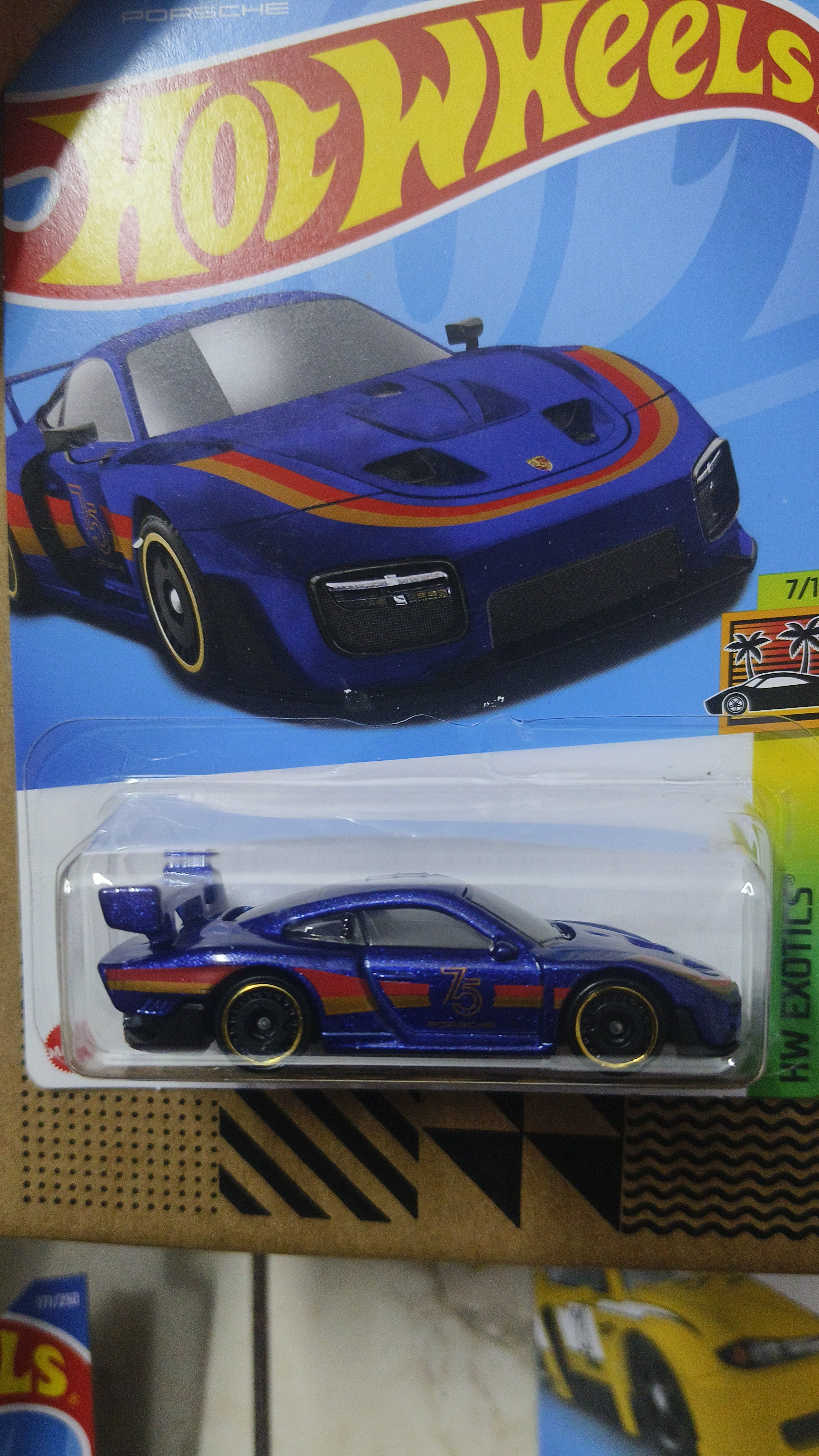 Porsche 935 HW Exotics Garunteed for Life USA Card - Harla Hotwheels Diecast 