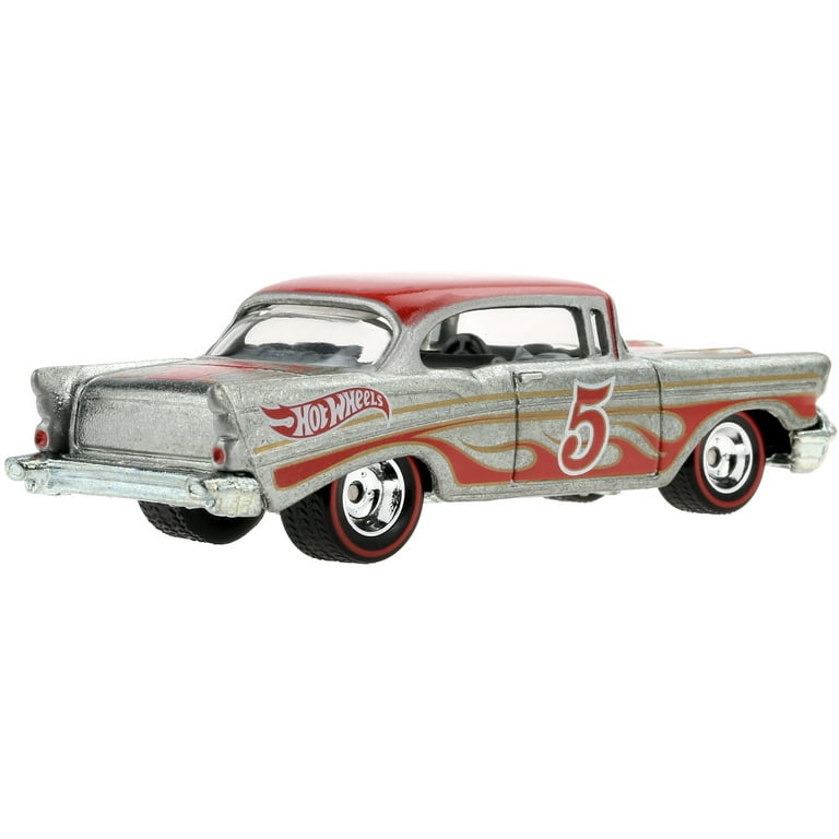 Hot Wheels '57 Chevy Bel Air Car, 2015 Zamac Edition Metal Vehicle Hotwheels RLC