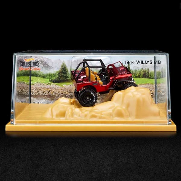 Hot Wheels RLC Exclusive 1944 Willys MB RED - Harla Hotwheels Diecast 