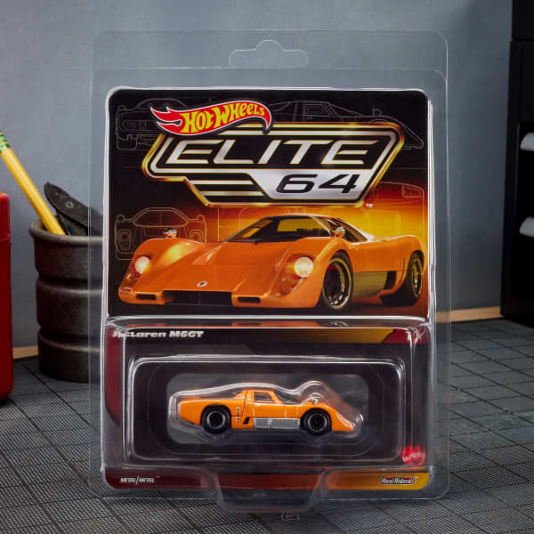 Hot Wheels Elite 64 McLaren M6GT - Harla Hotwheels Diecast 