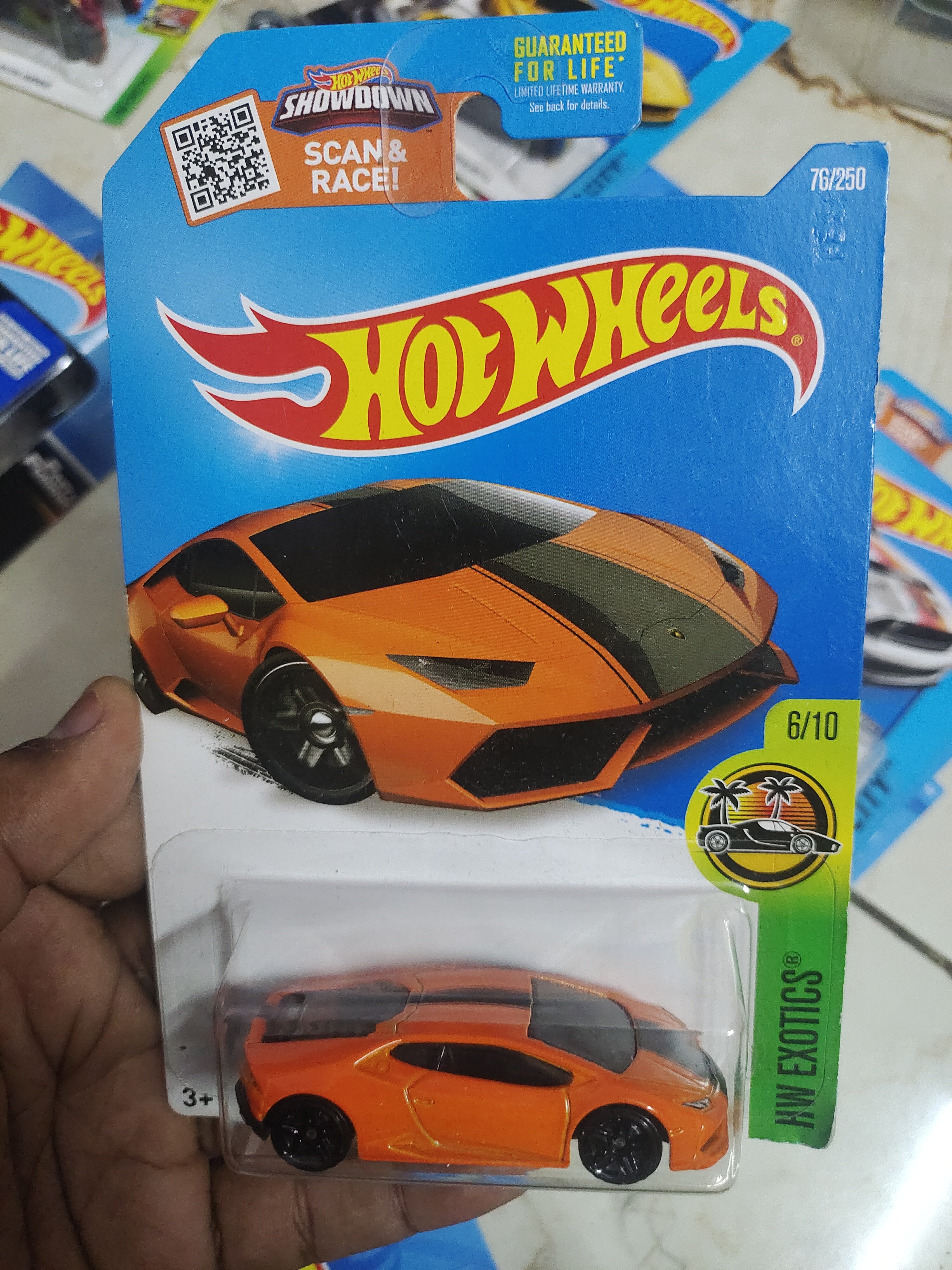 Hot Wheels Lamborghini Hurcan LP 610-4 (Imported card) - Harla Hotwheels Diecast 