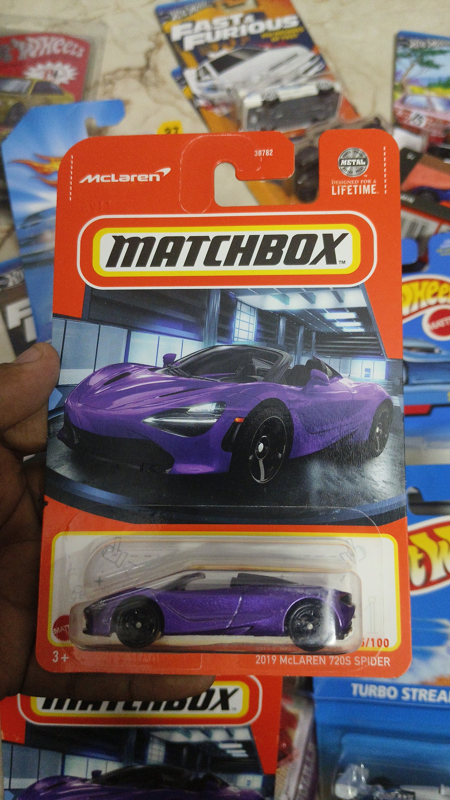 MatchBox 2019 McLaren 720S Spider - Harla Hotwheels Diecast 