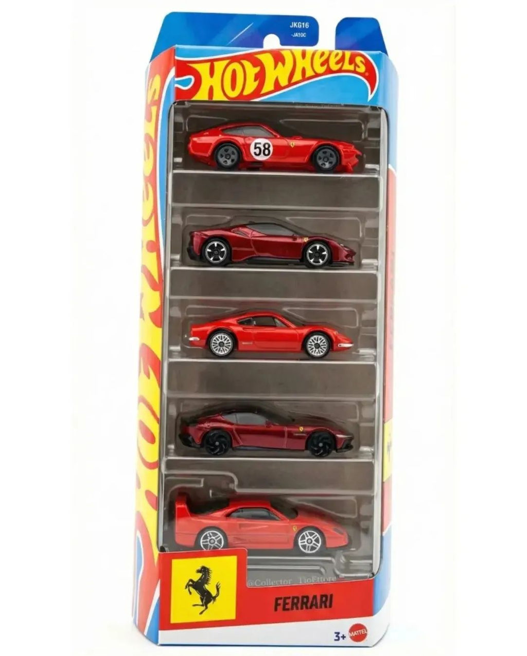 Hot Wheels Ferrari 5 Packs (USA imported) (₹2199-₹500 advance= ₹1699) on arrival - Harla Hotwheels Diecast 