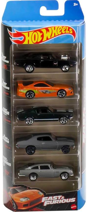 Hotwheels Fast and Furious (F&F) Supra 5 Pack (Imported)